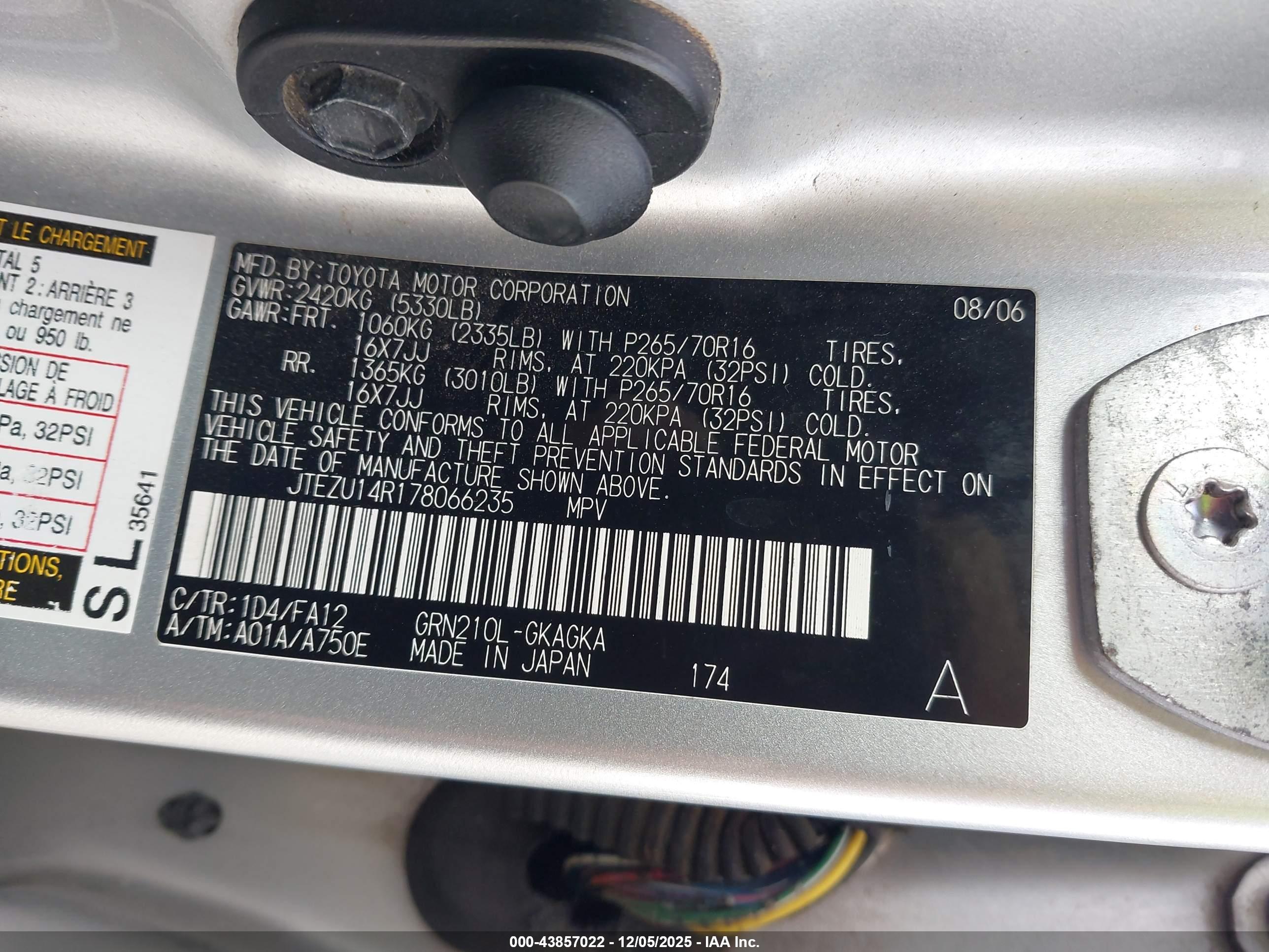 TOYOTA 4RUNNER image 9