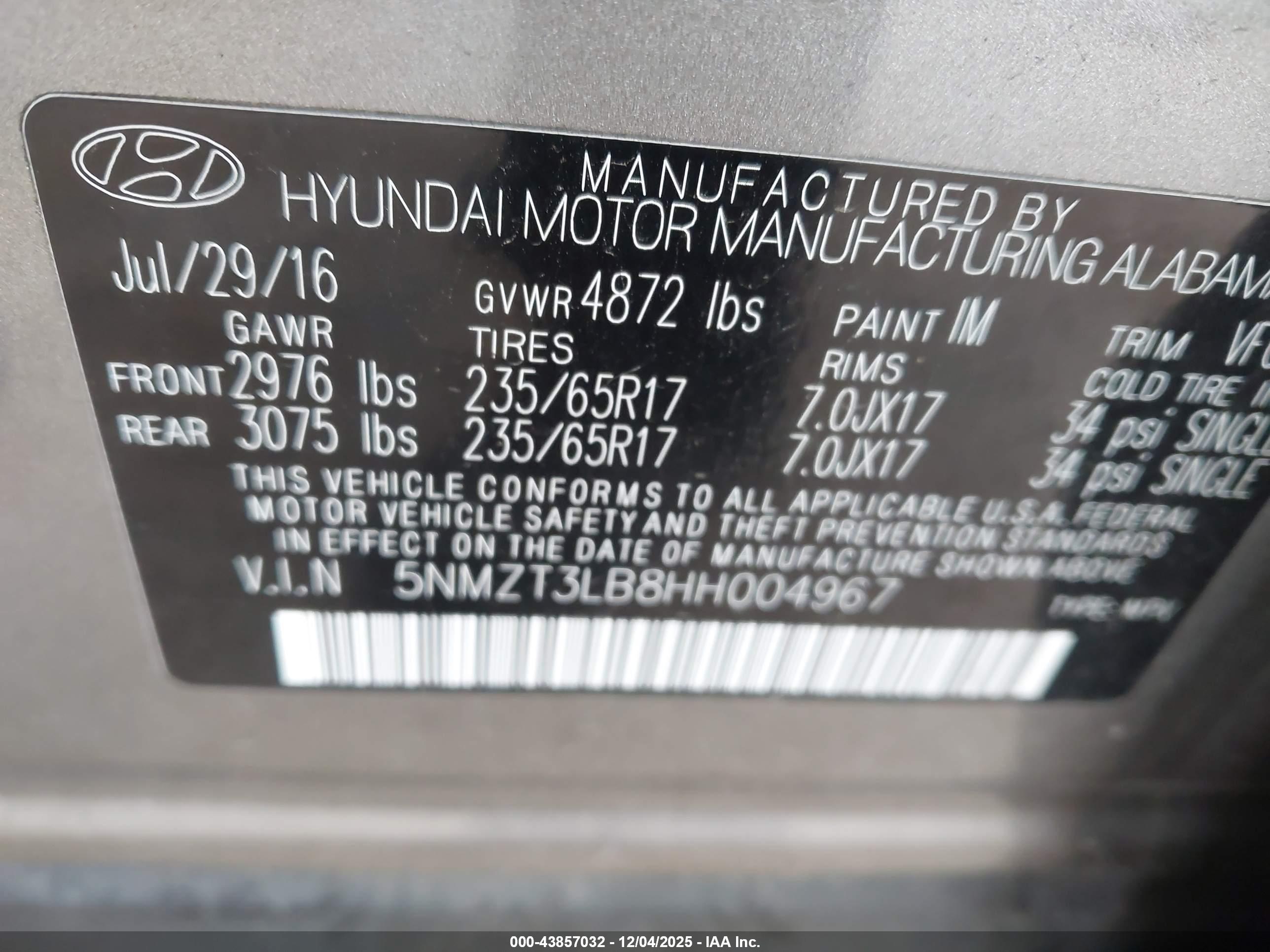 HYUNDAI SANTA image 9