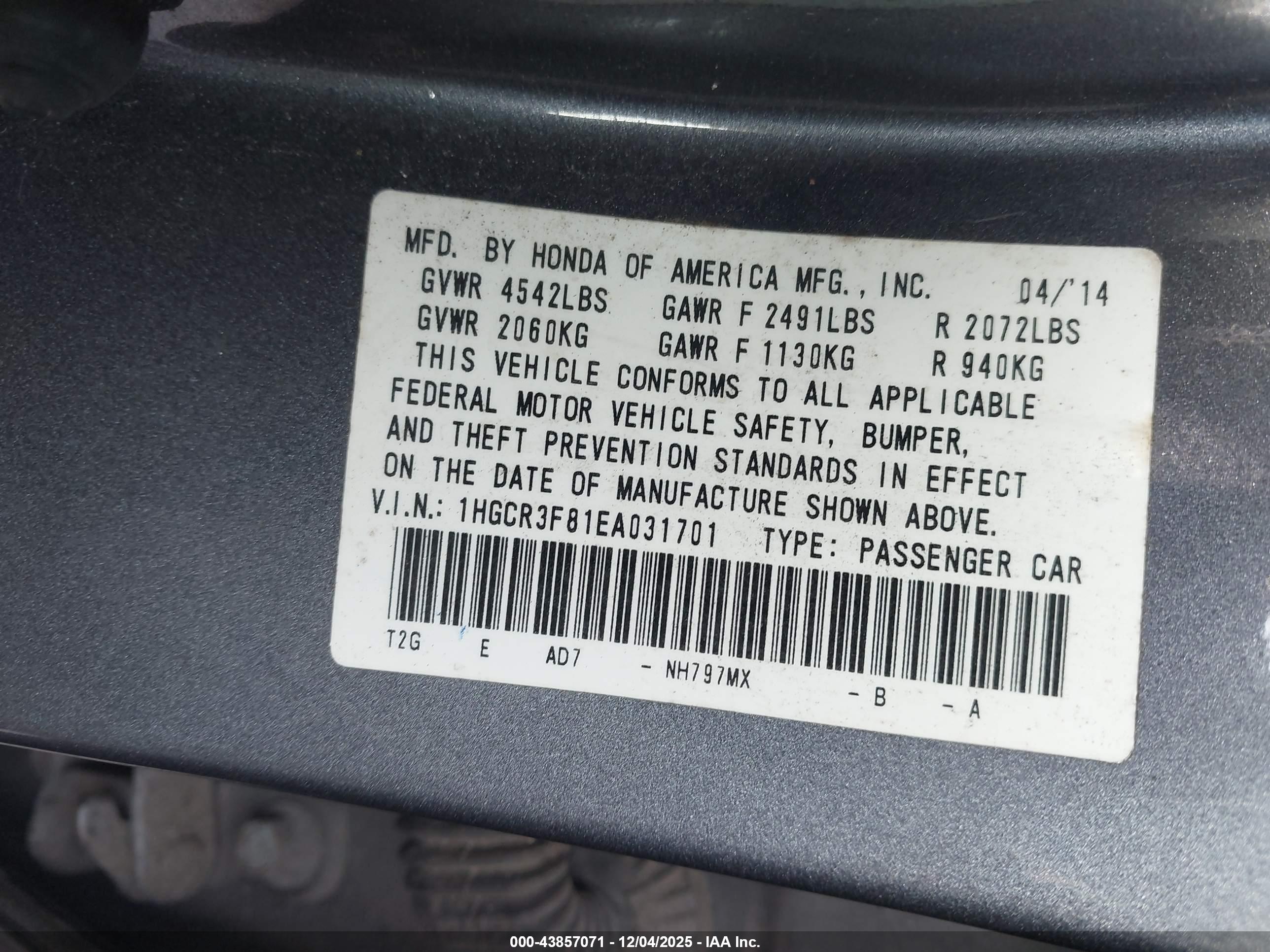 HONDA ACCORD image 9