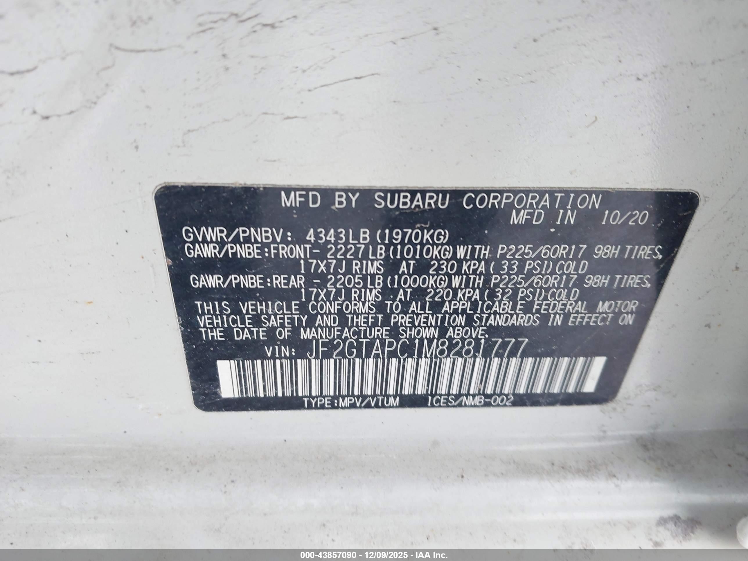 SUBARU CROSSTREK image 9