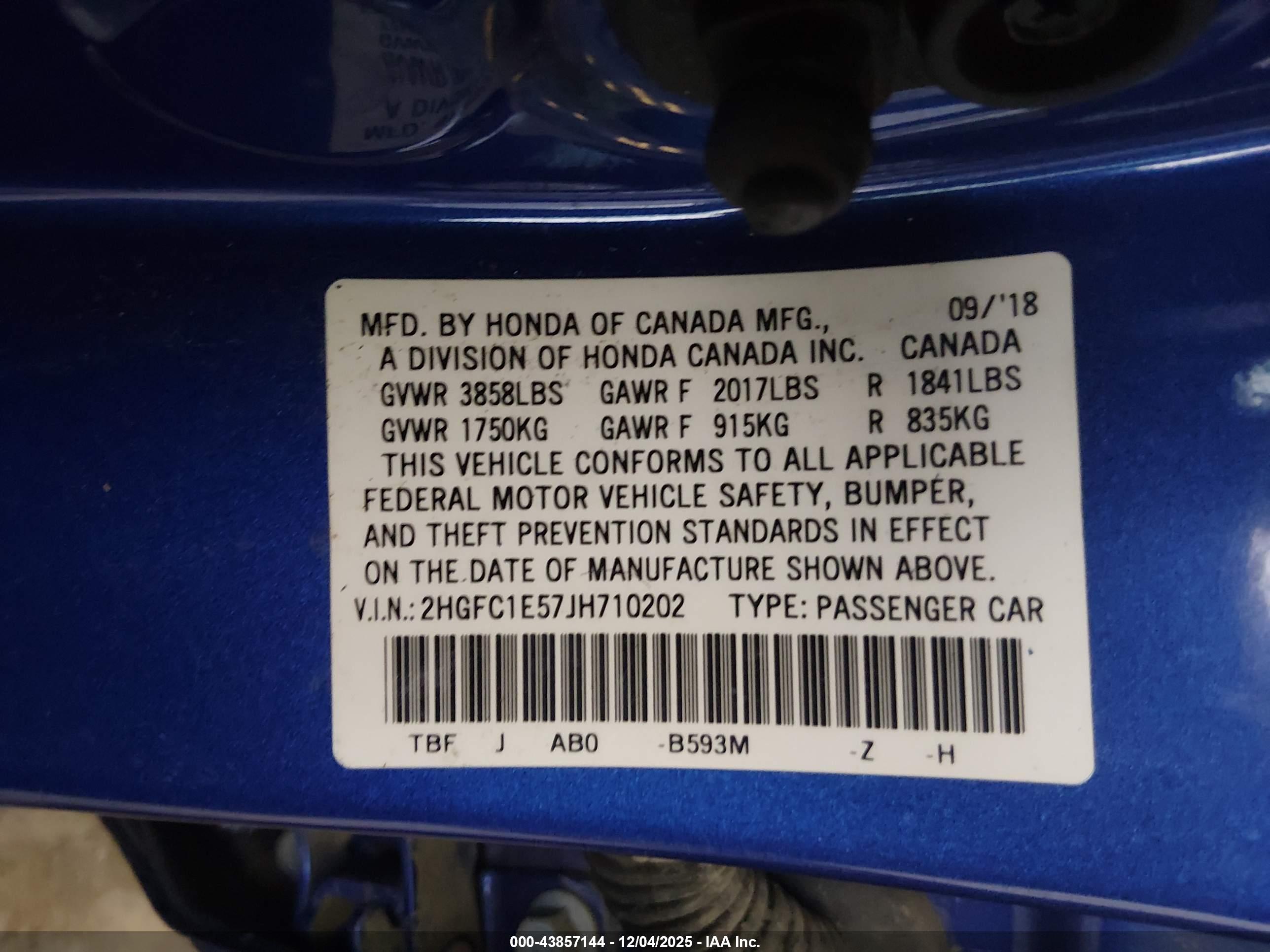 HONDA CIVIC image 9
