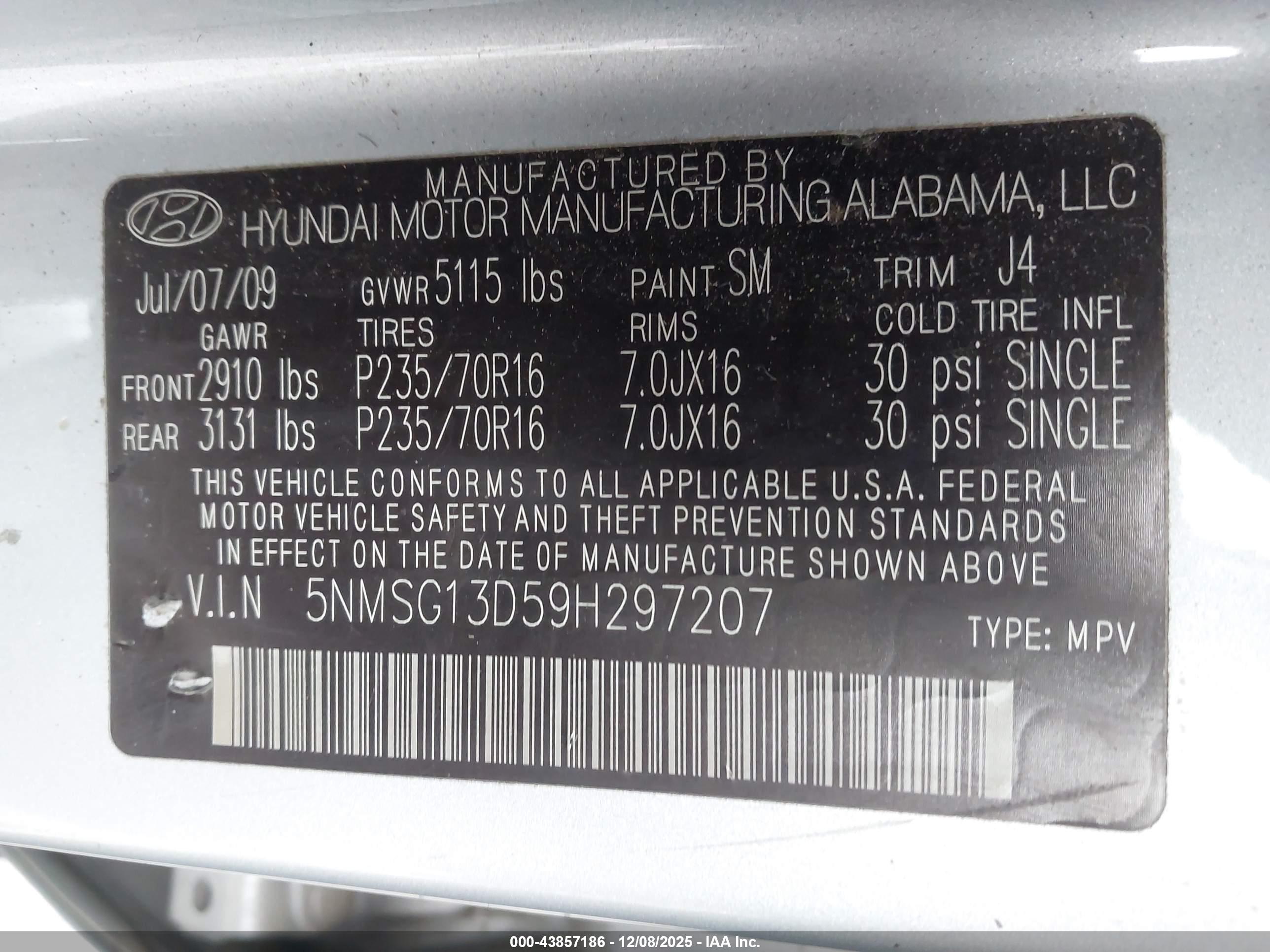HYUNDAI SANTA image 9