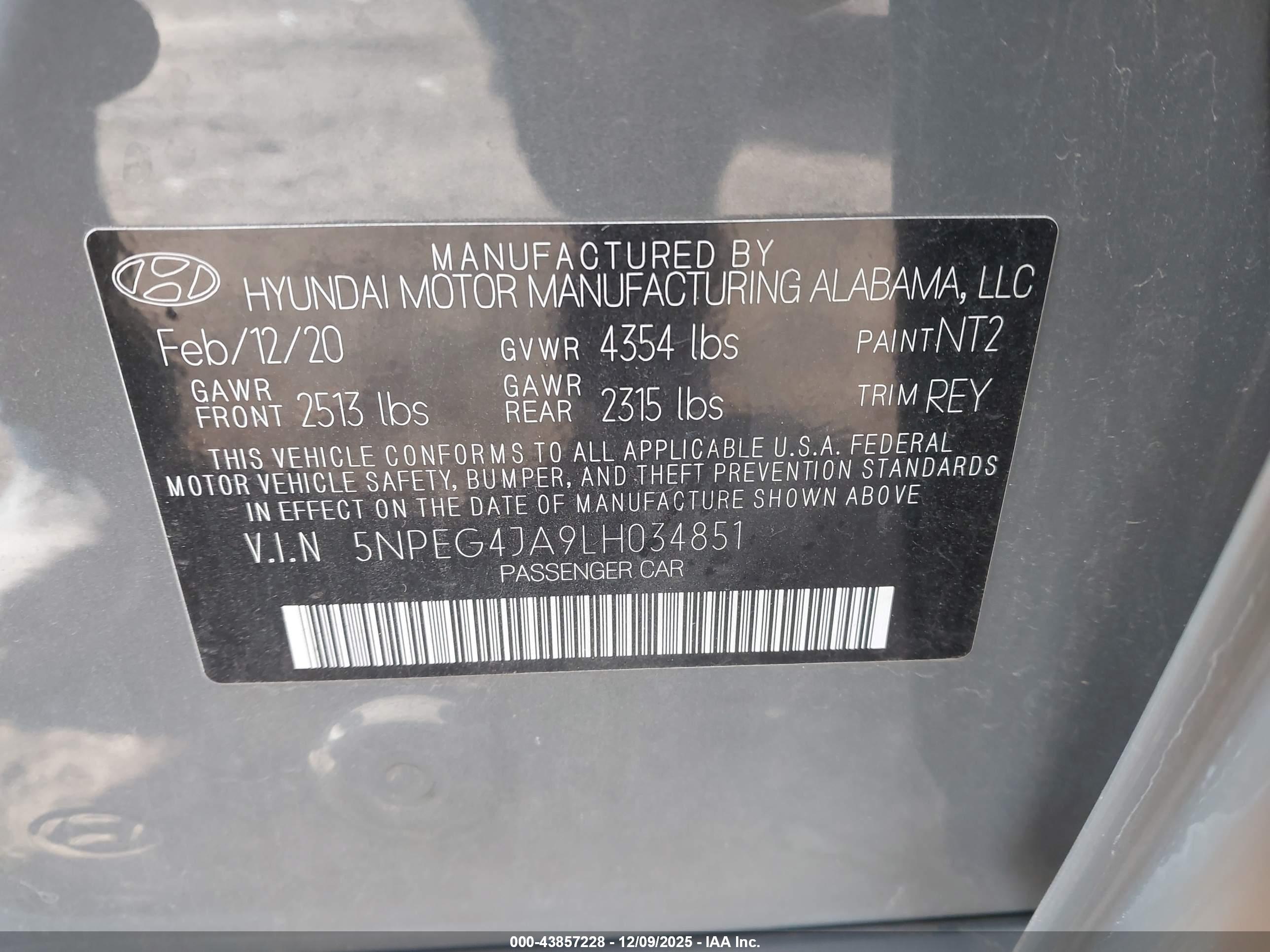 HYUNDAI SONATA image 9