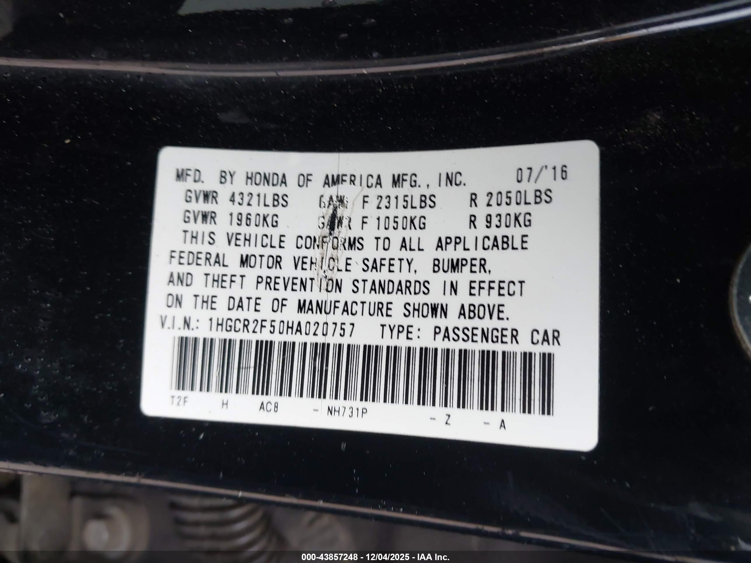 HONDA ACCORD image 9