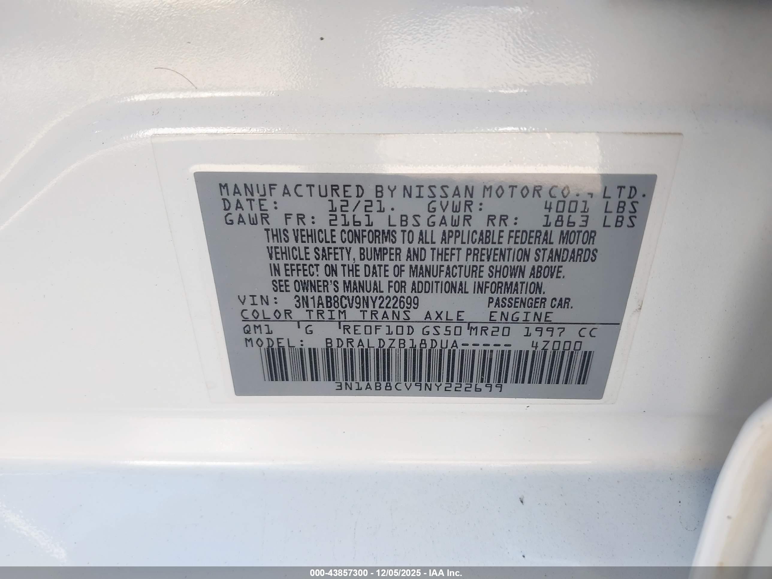 NISSAN SENTRA image 9