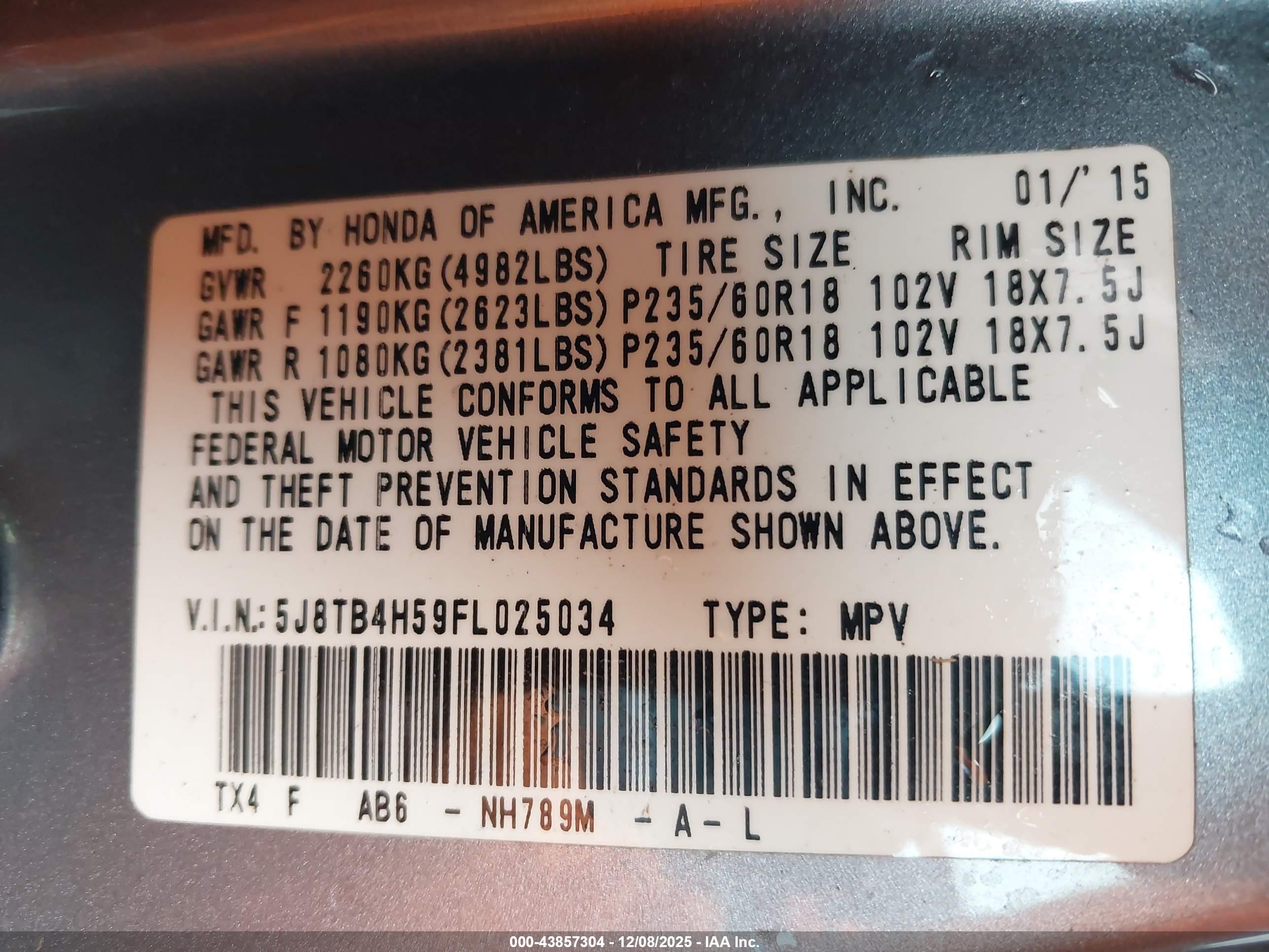 ACURA RDX image 9
