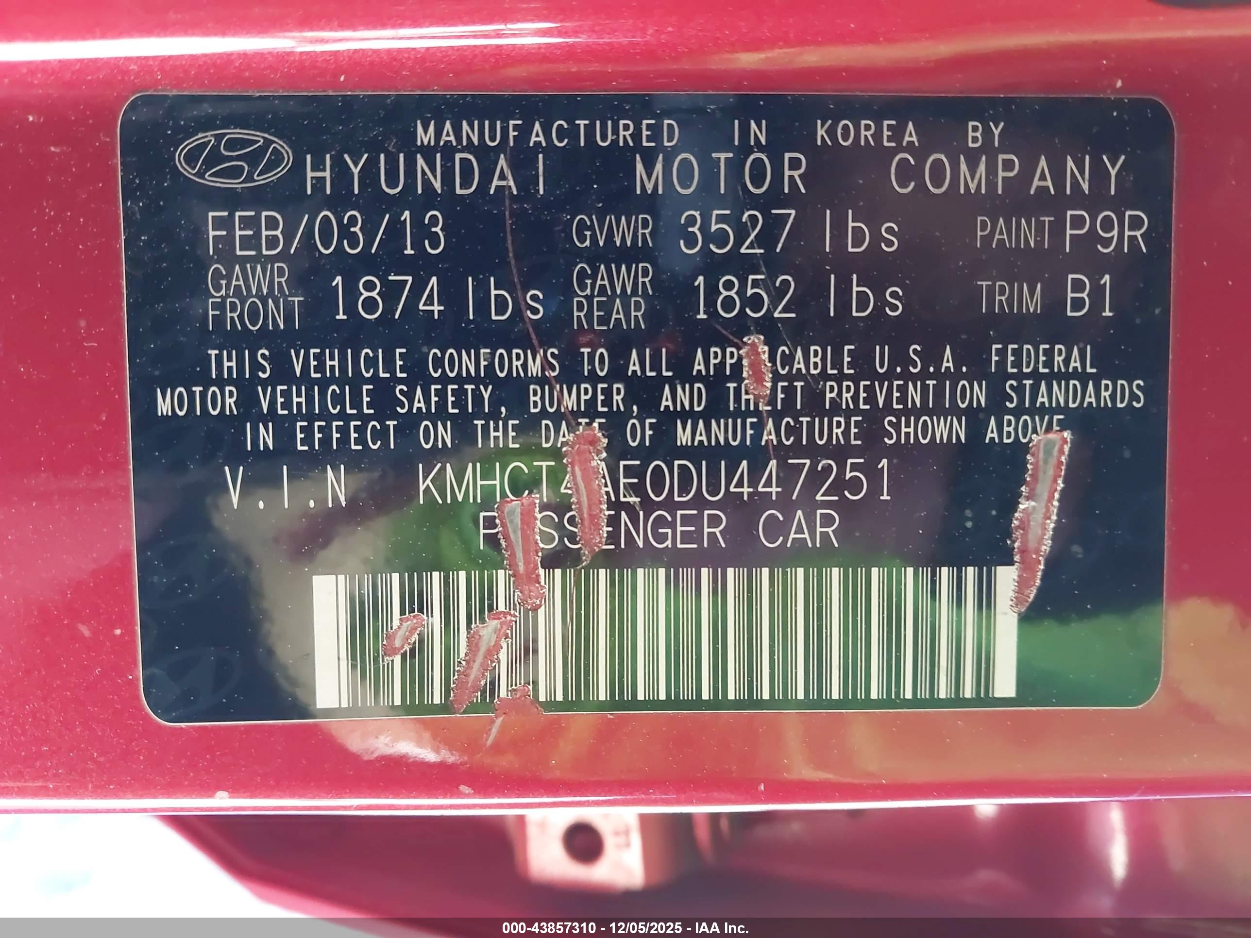 HYUNDAI ACCENT image 9