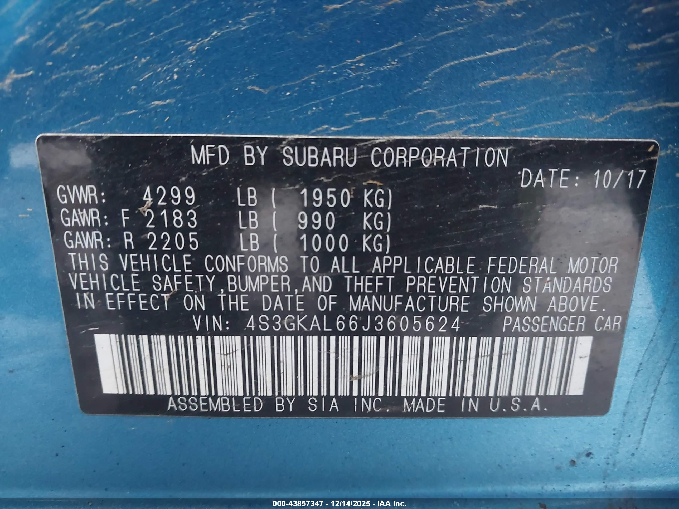 SUBARU IMPREZA image 9