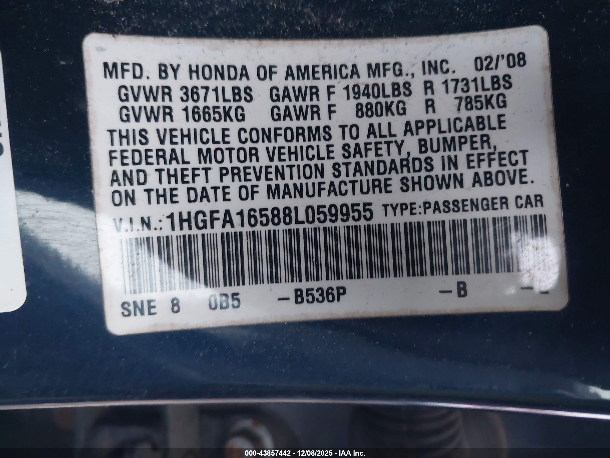 HONDA CIVIC image 9