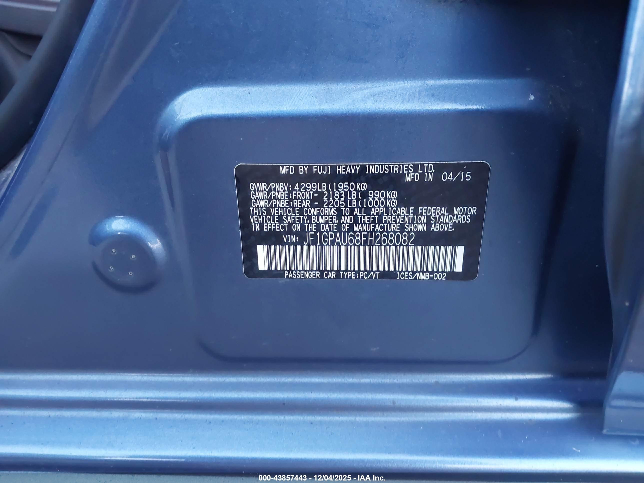 SUBARU IMPREZA image 9