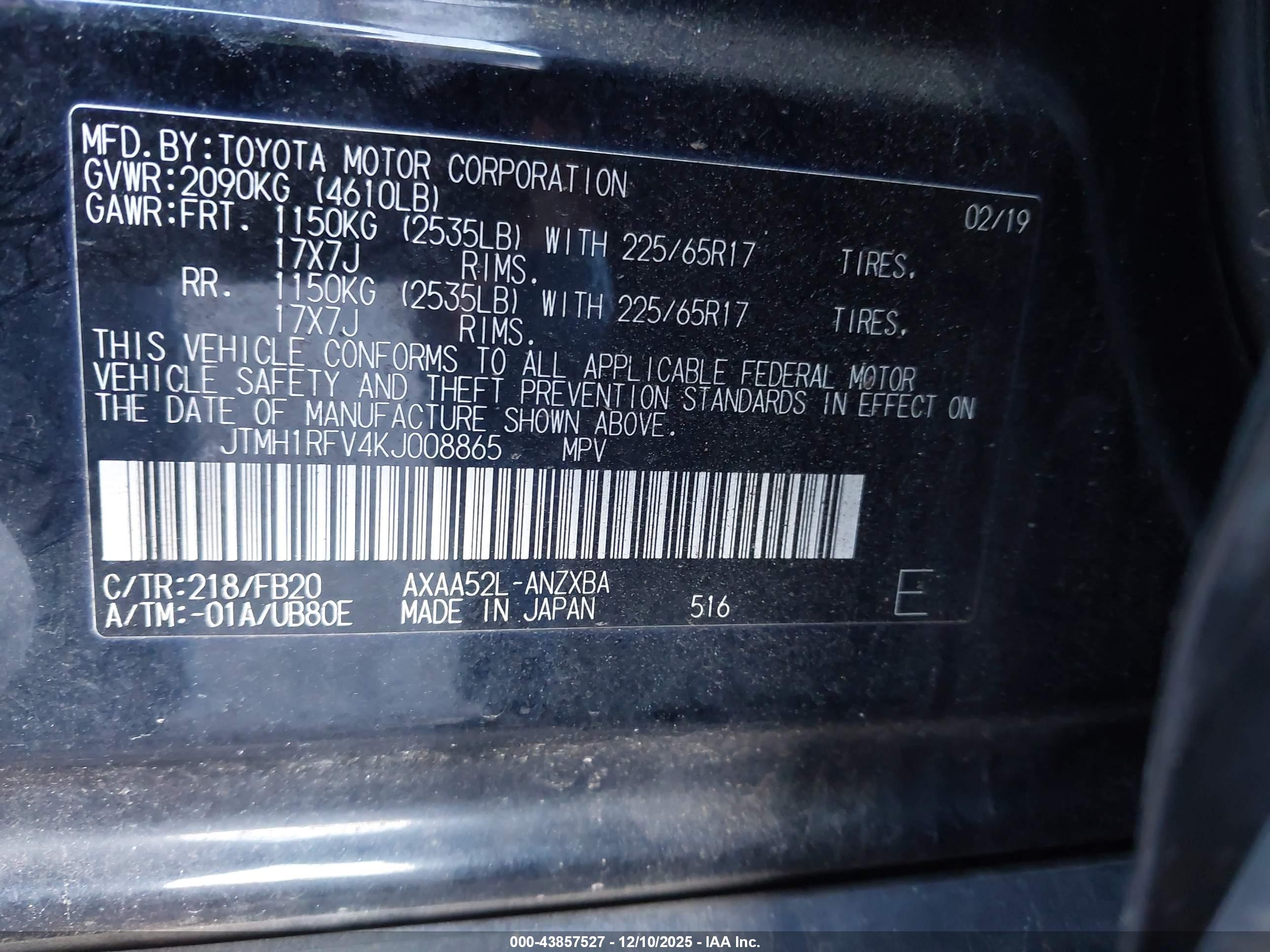 TOYOTA RAV4 image 9