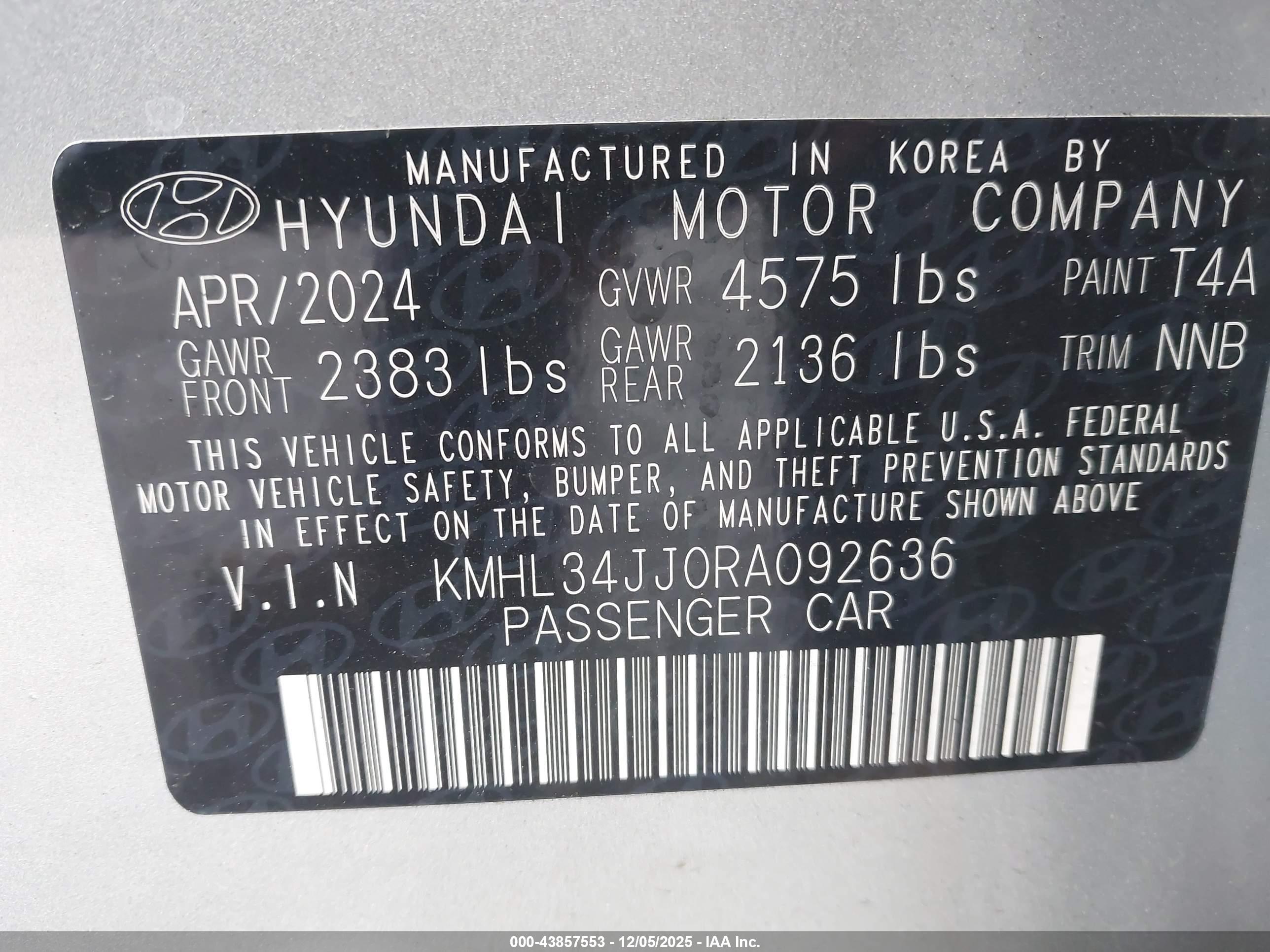 HYUNDAI SONATA image 9