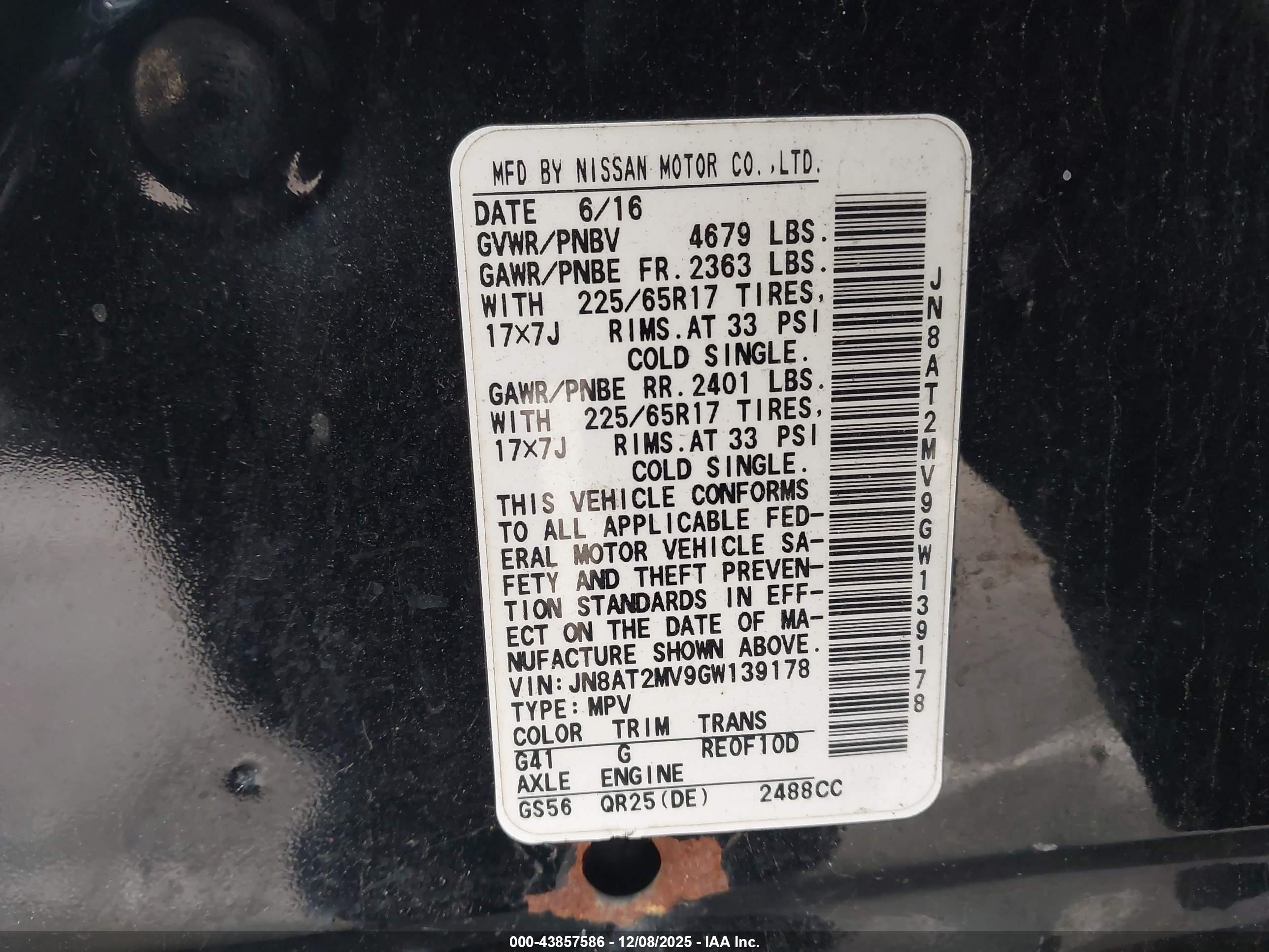 NISSAN ROGUE image 9