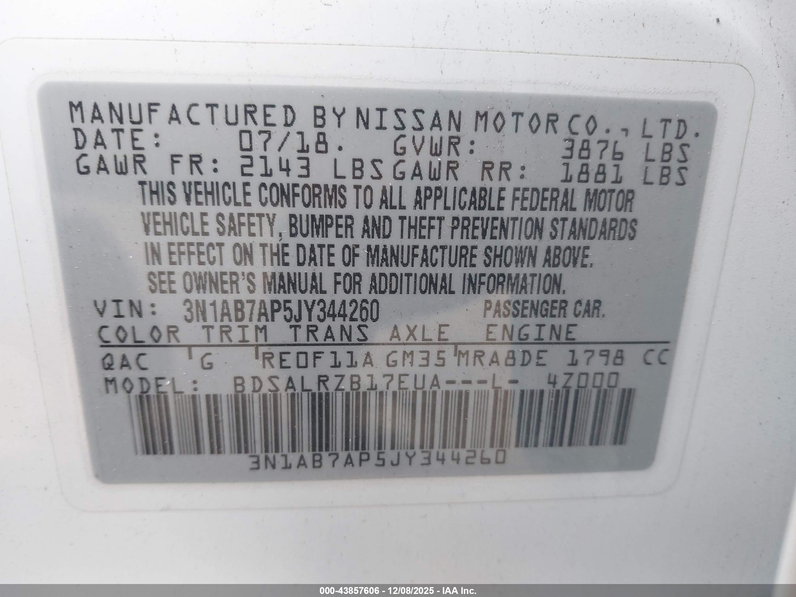 NISSAN SENTRA image 9