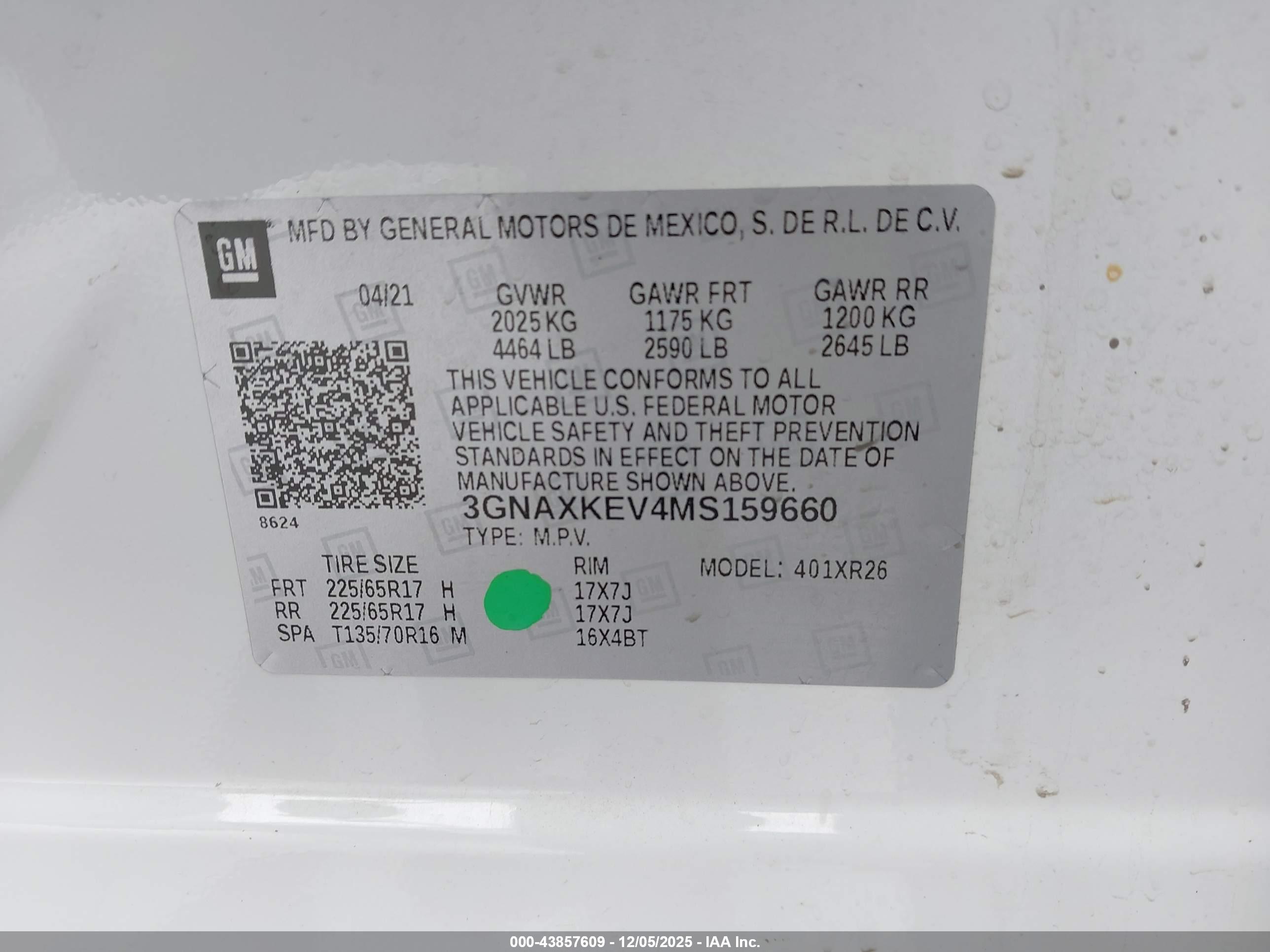 CHEVROLET EQUINOX image 9