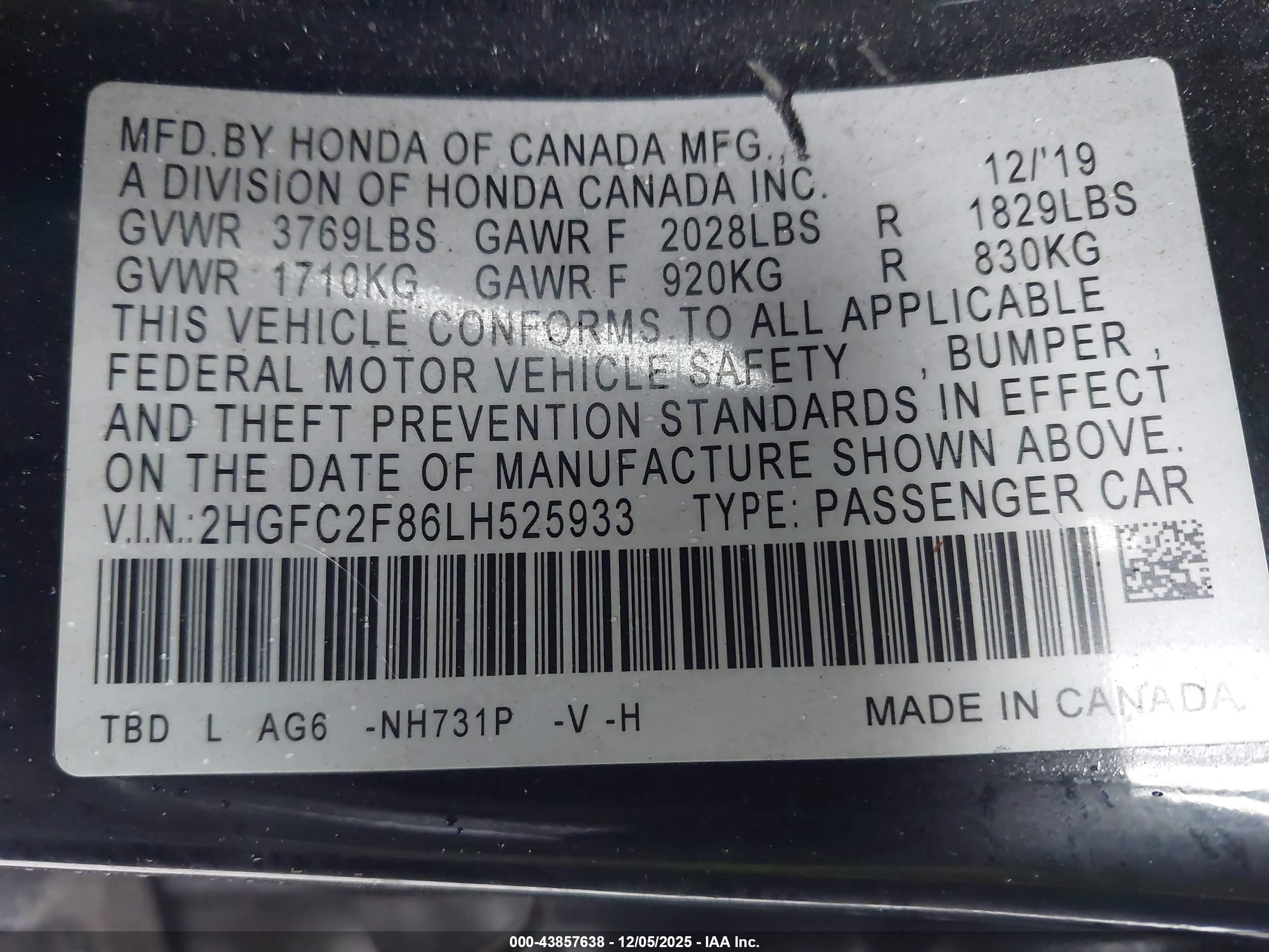 HONDA CIVIC image 9