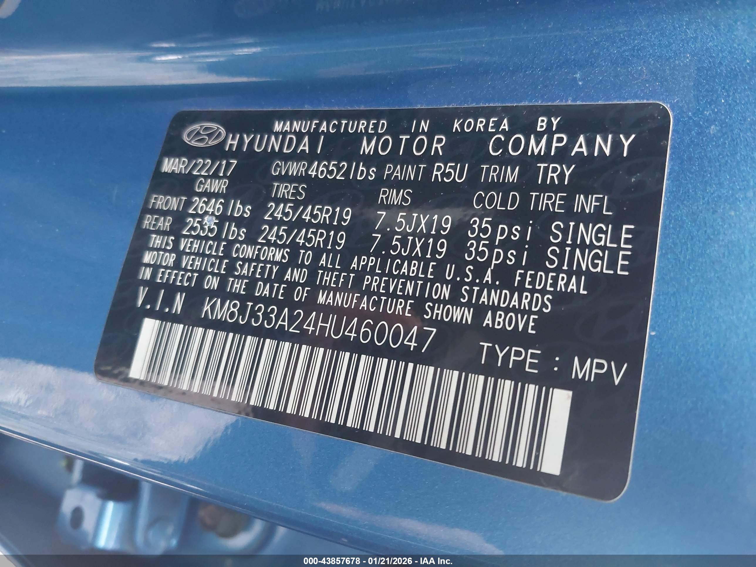 HYUNDAI TUCSON image 9