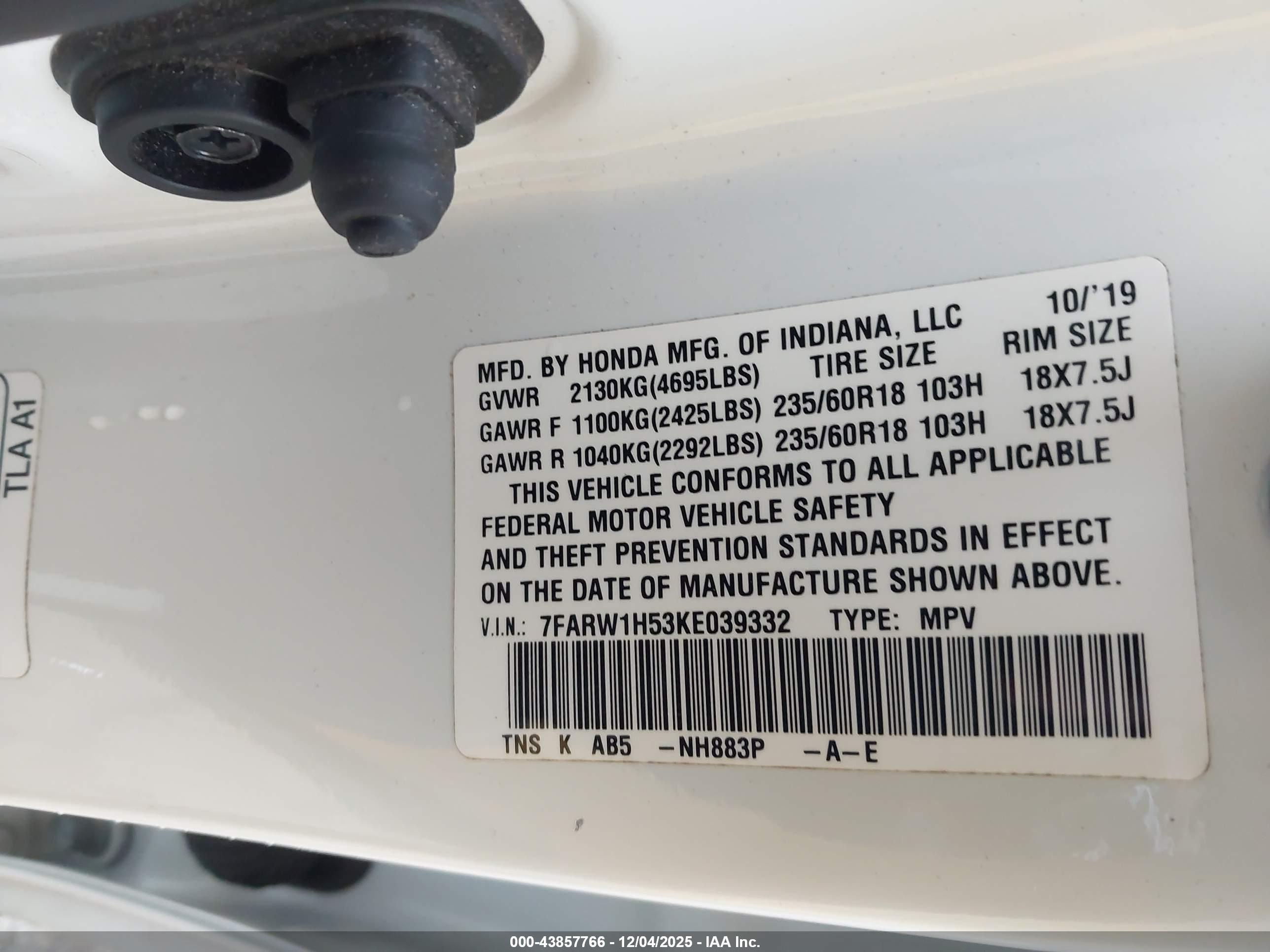 HONDA CR-V image 9