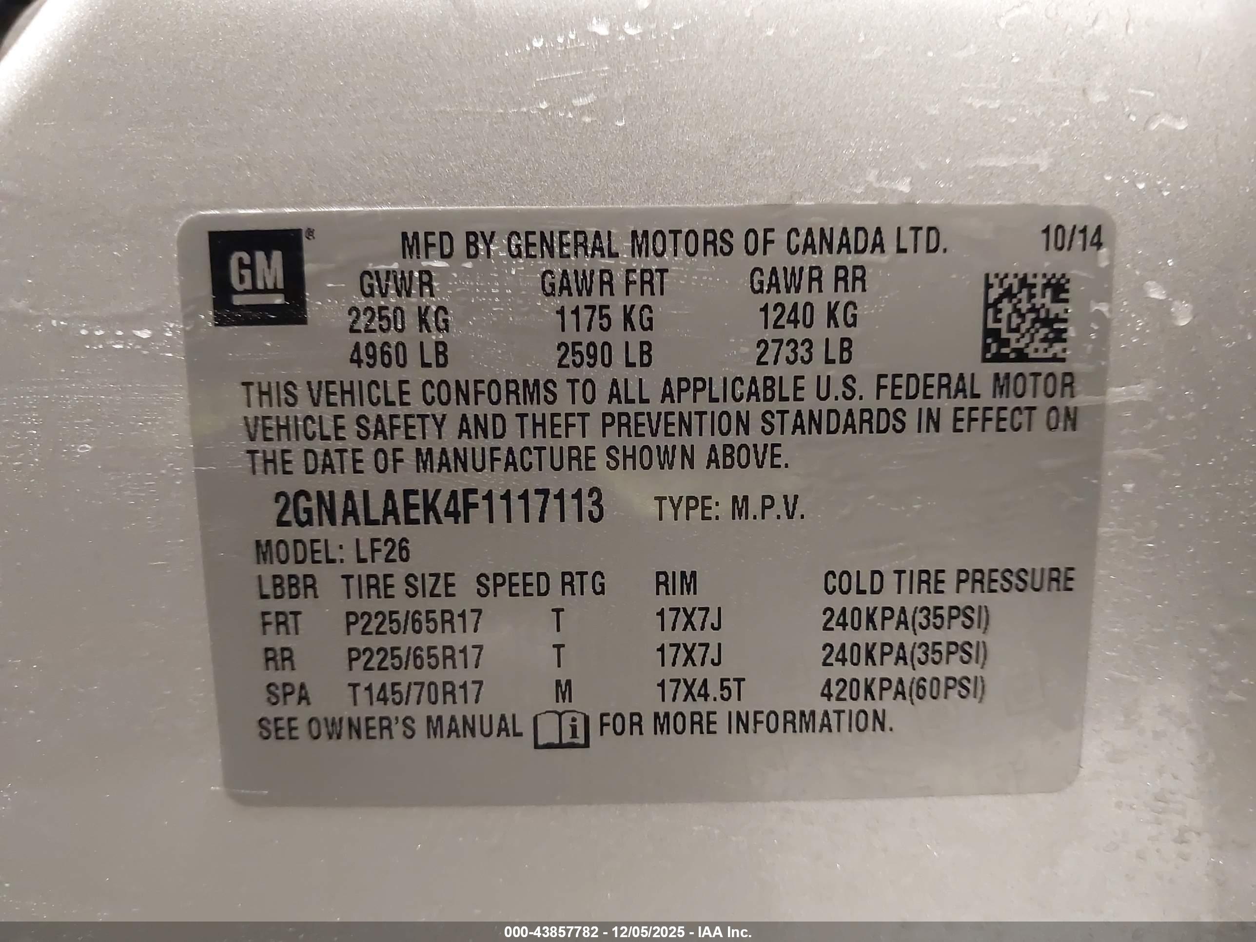 CHEVROLET EQUINOX image 9