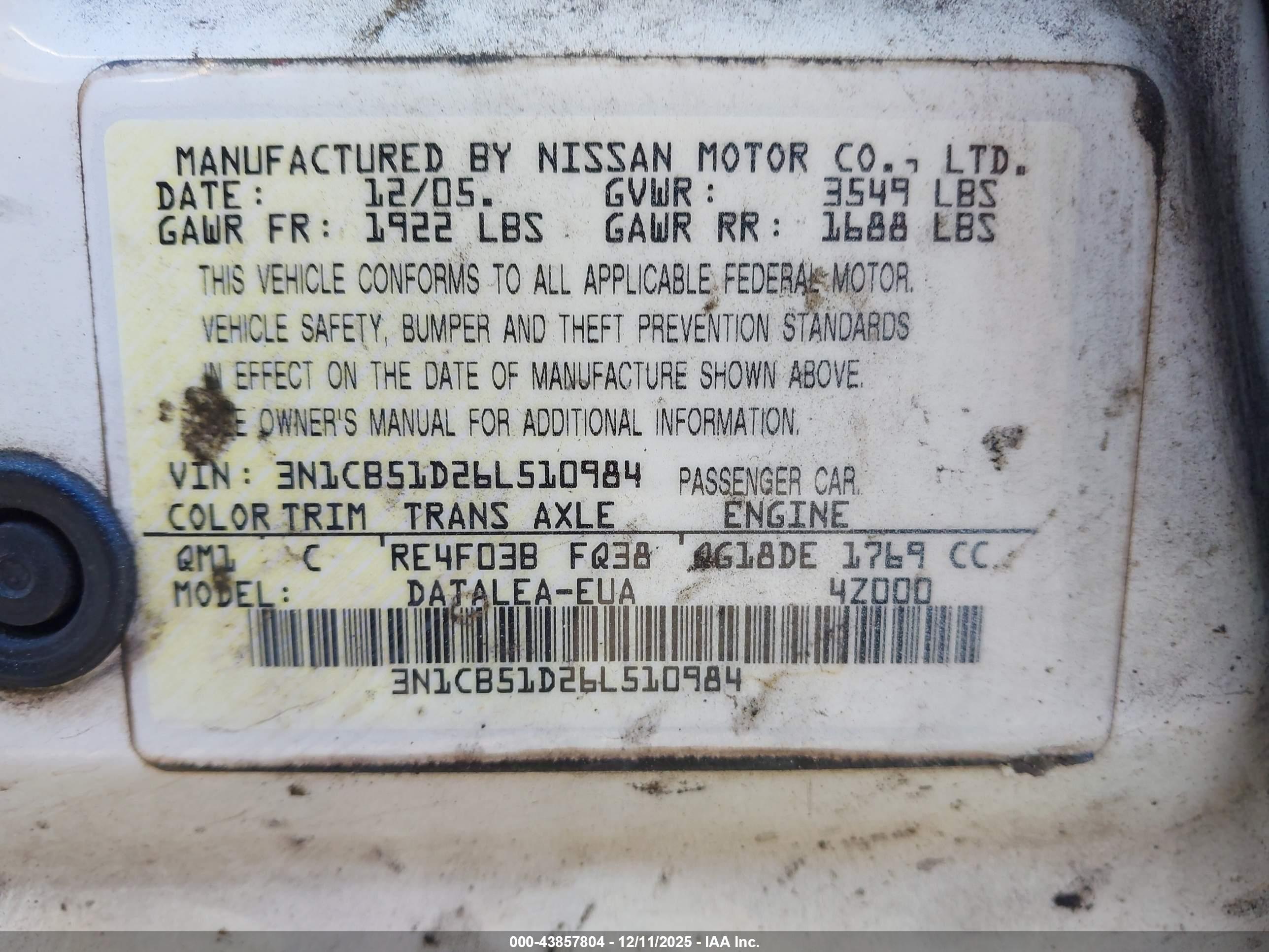 NISSAN SENTRA image 9