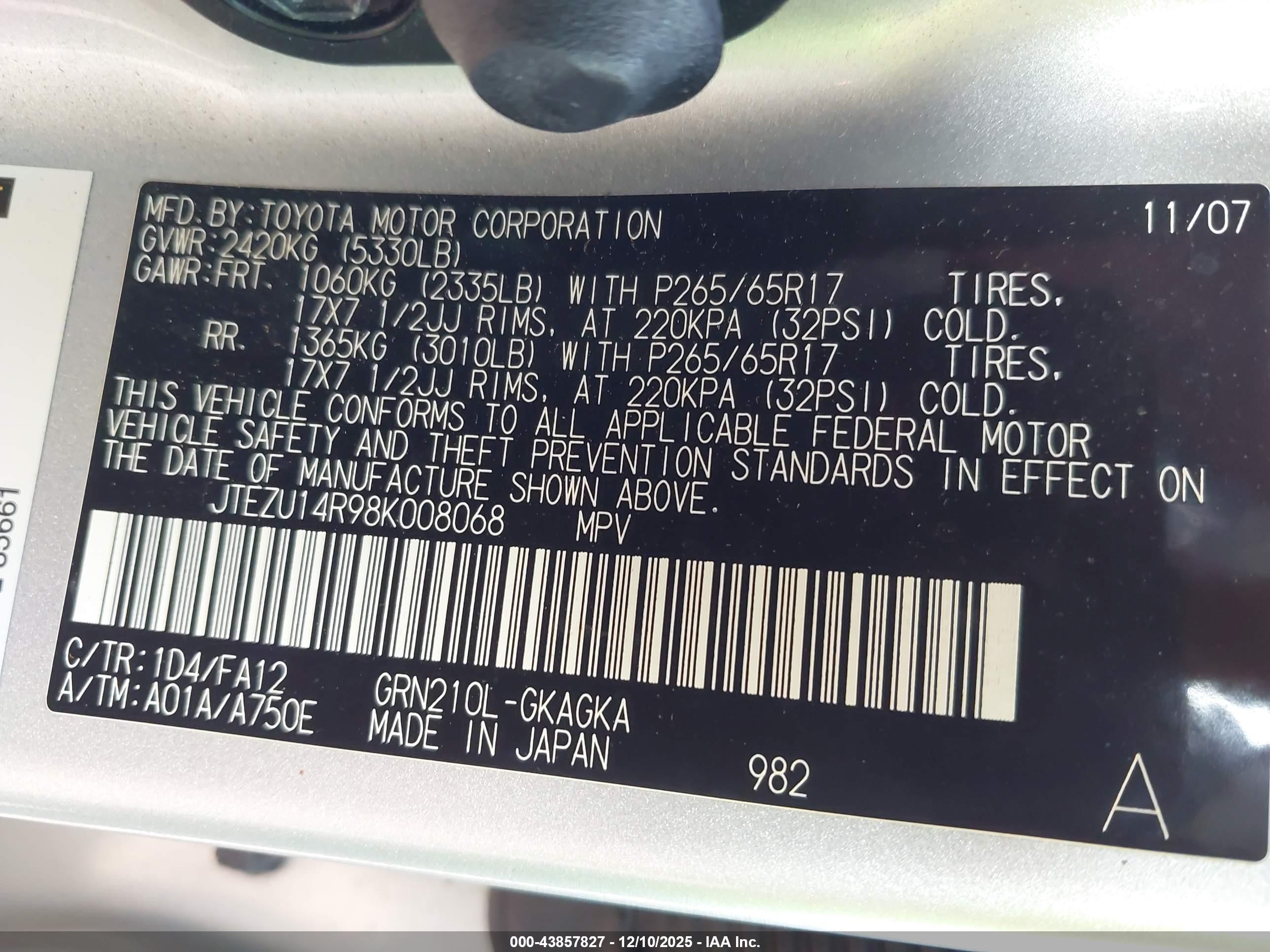 TOYOTA 4RUNNER image 9