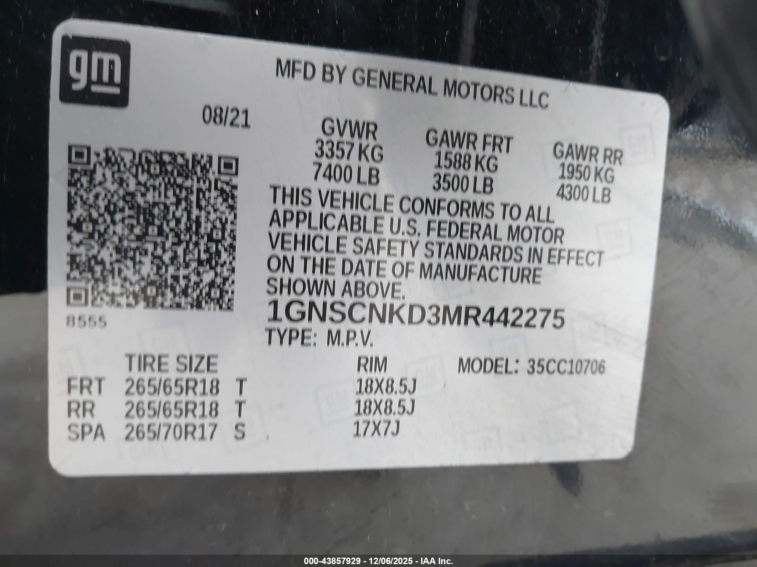 CHEVROLET TAHOE image 9