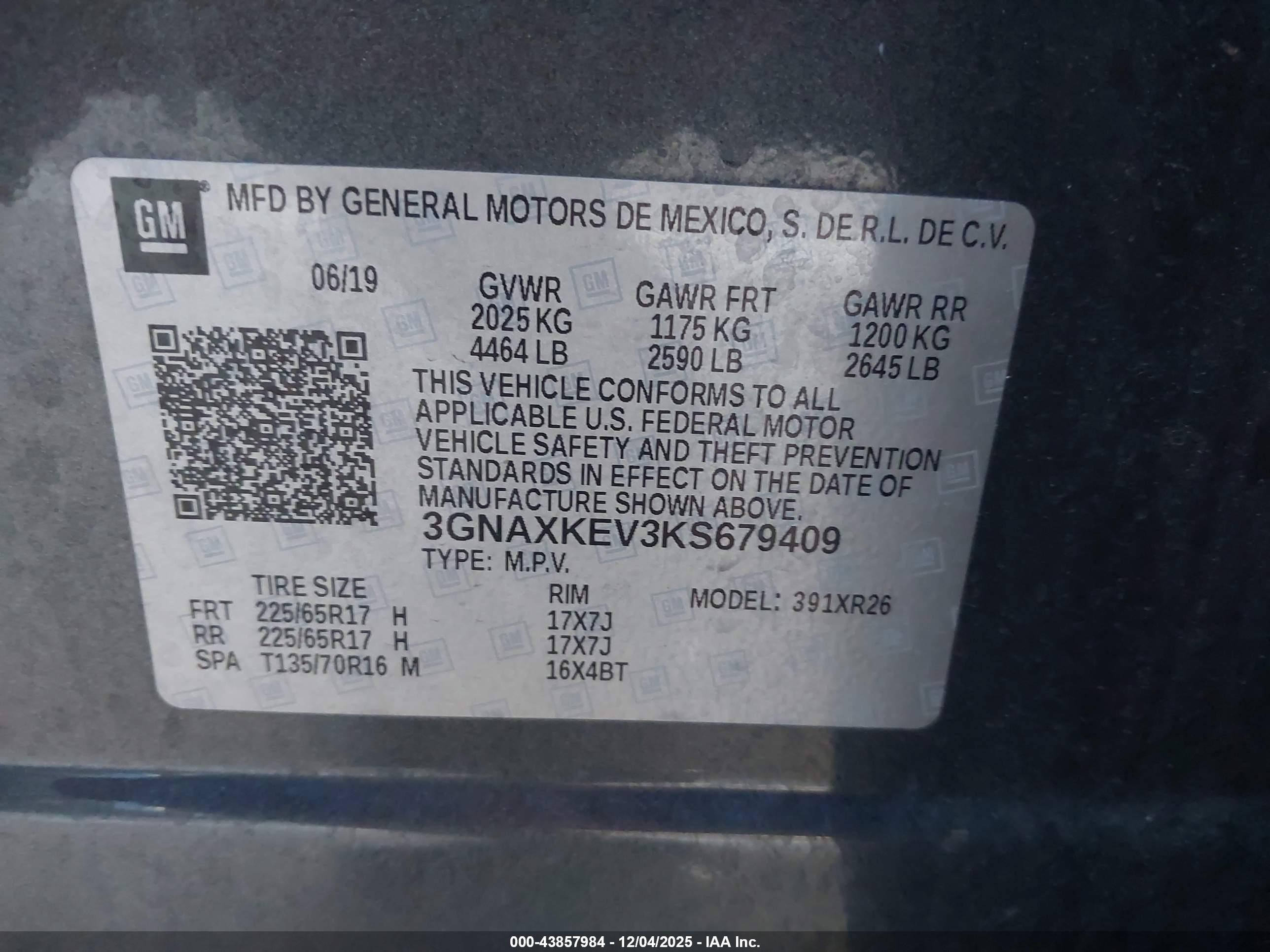 CHEVROLET EQUINOX image 9