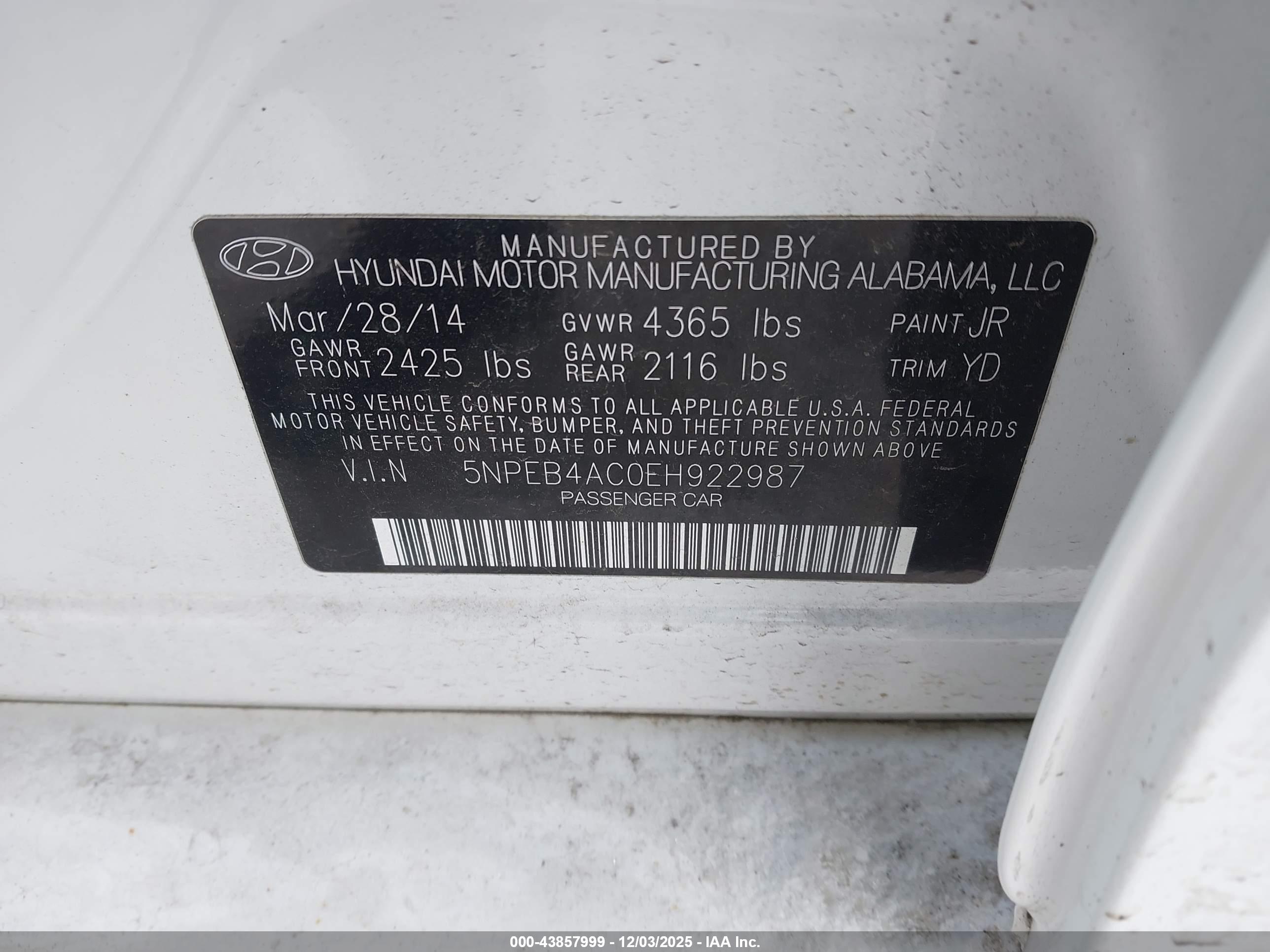 HYUNDAI SONATA image 9
