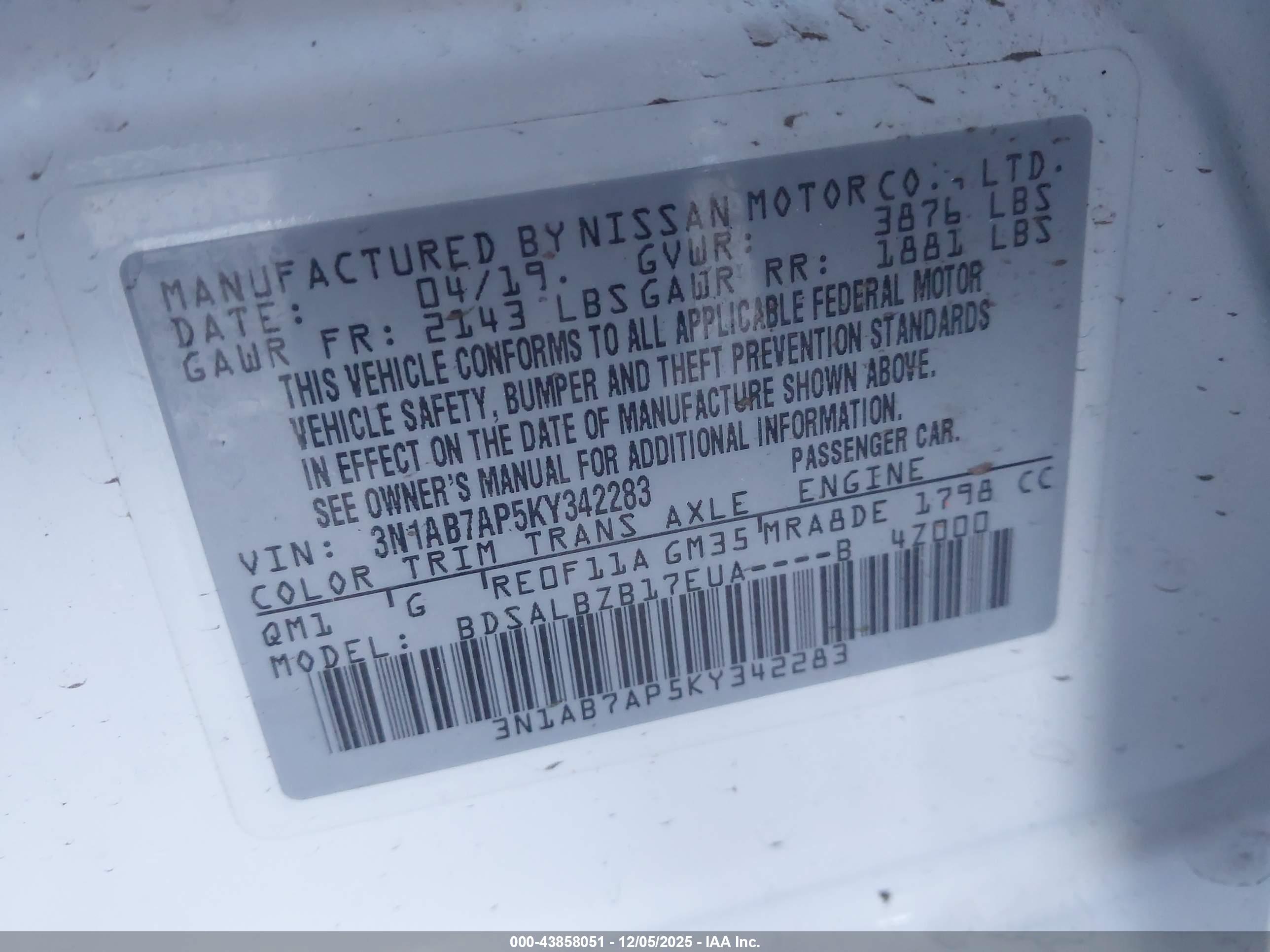 NISSAN SENTRA image 9