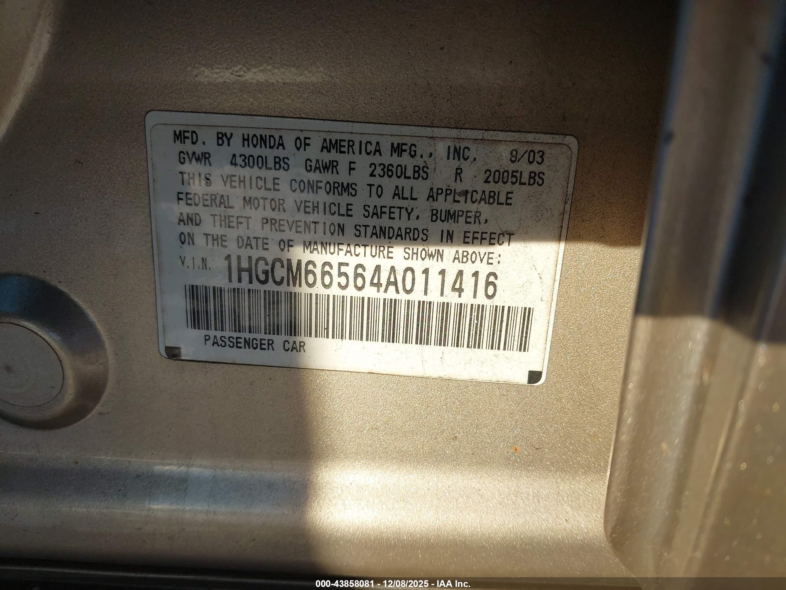 HONDA ACCORD image 9