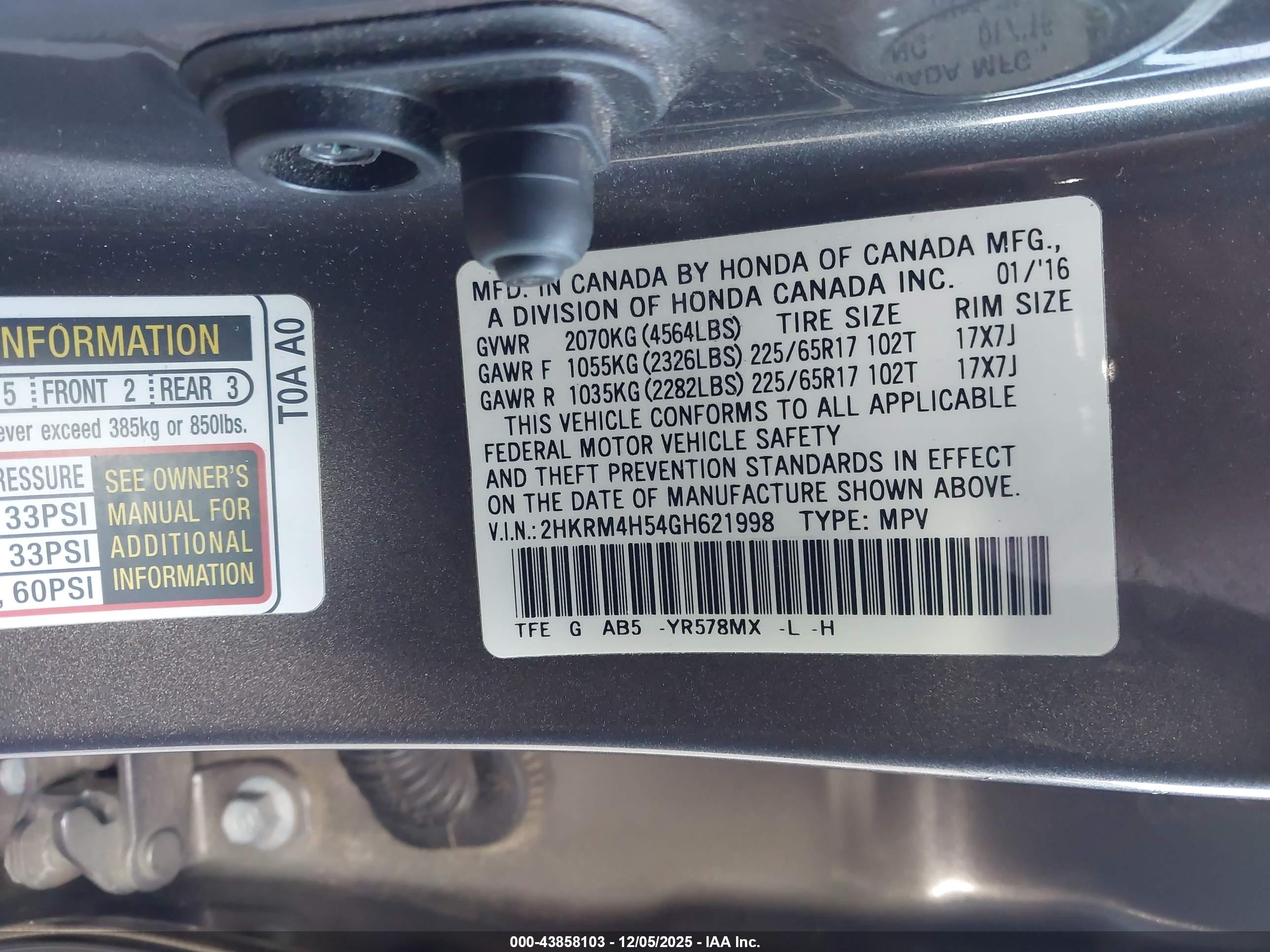 HONDA CR-V image 9