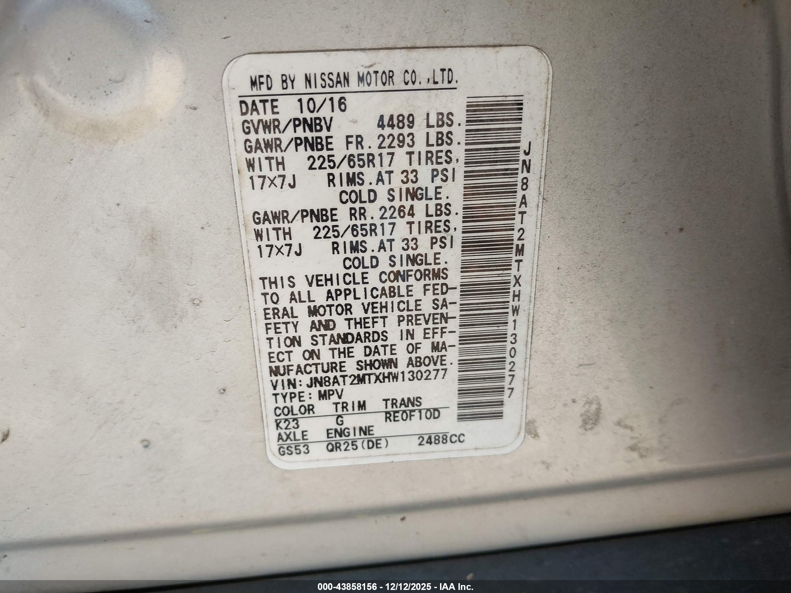 NISSAN ROGUE image 9
