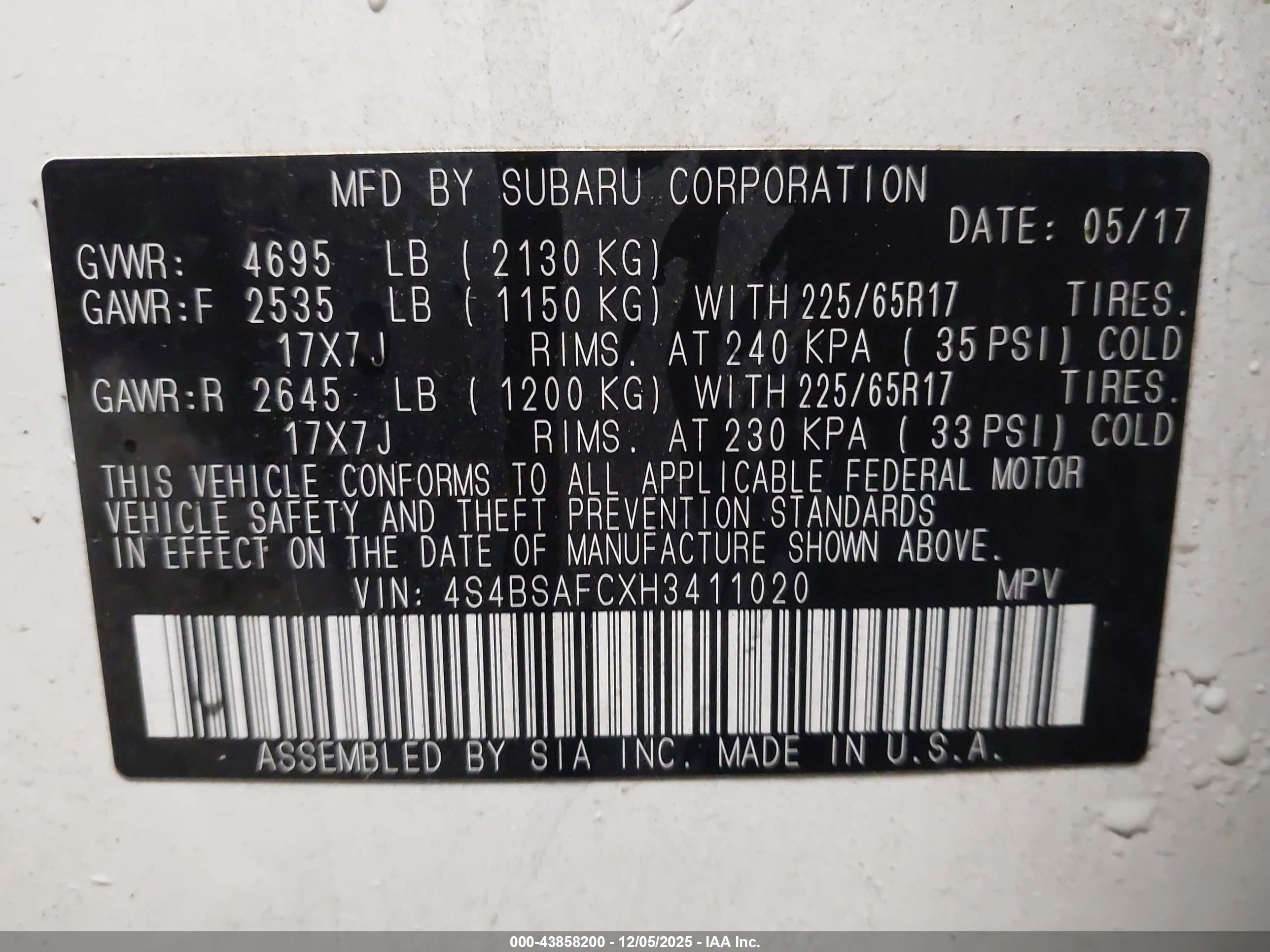 SUBARU OUTBACK image 9