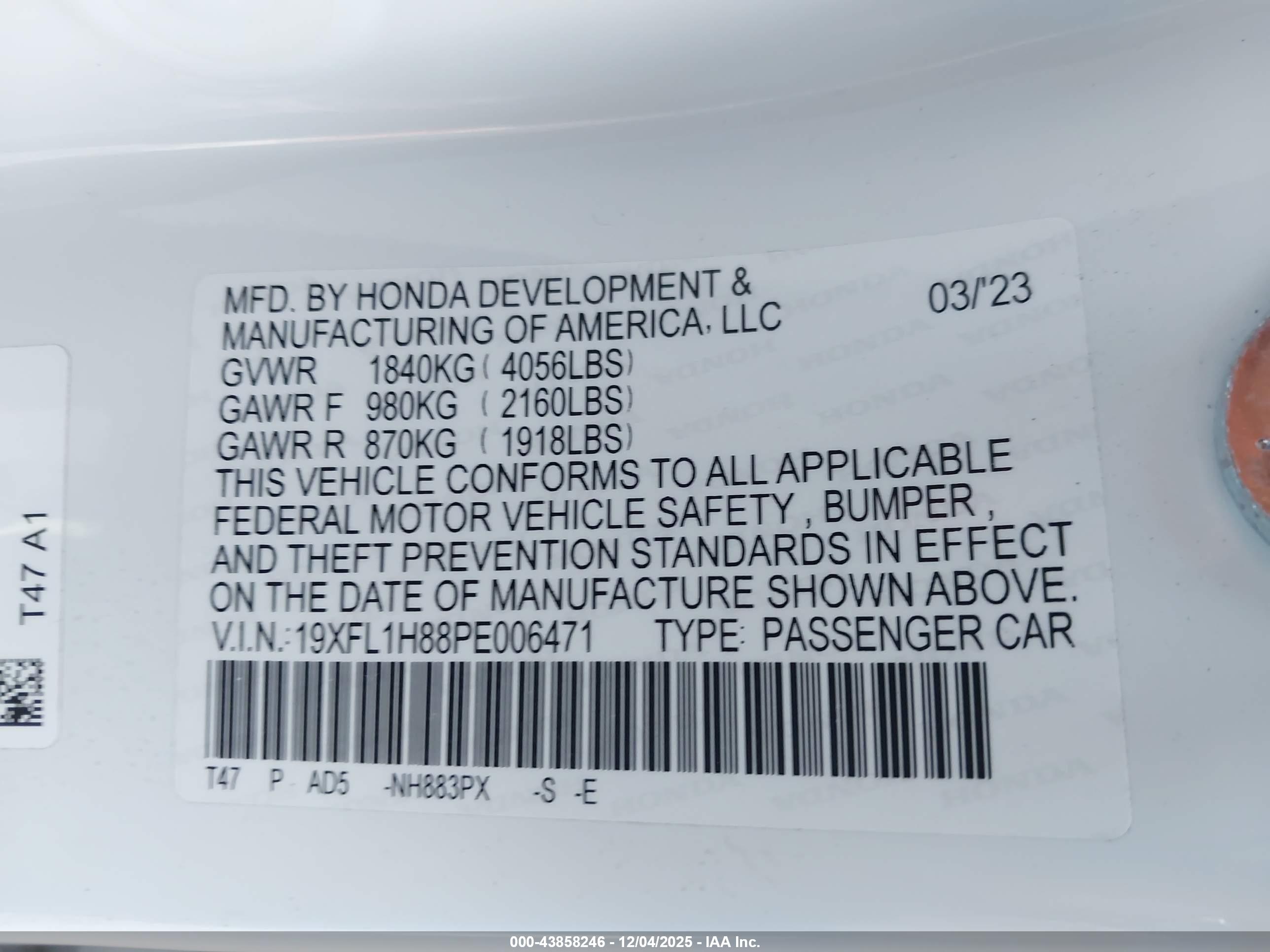 HONDA CIVIC image 9