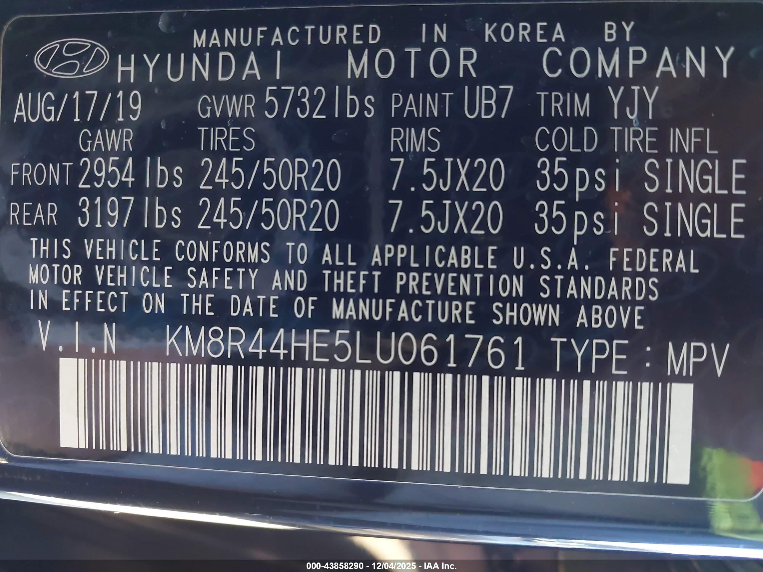 HYUNDAI PALISADE image 9
