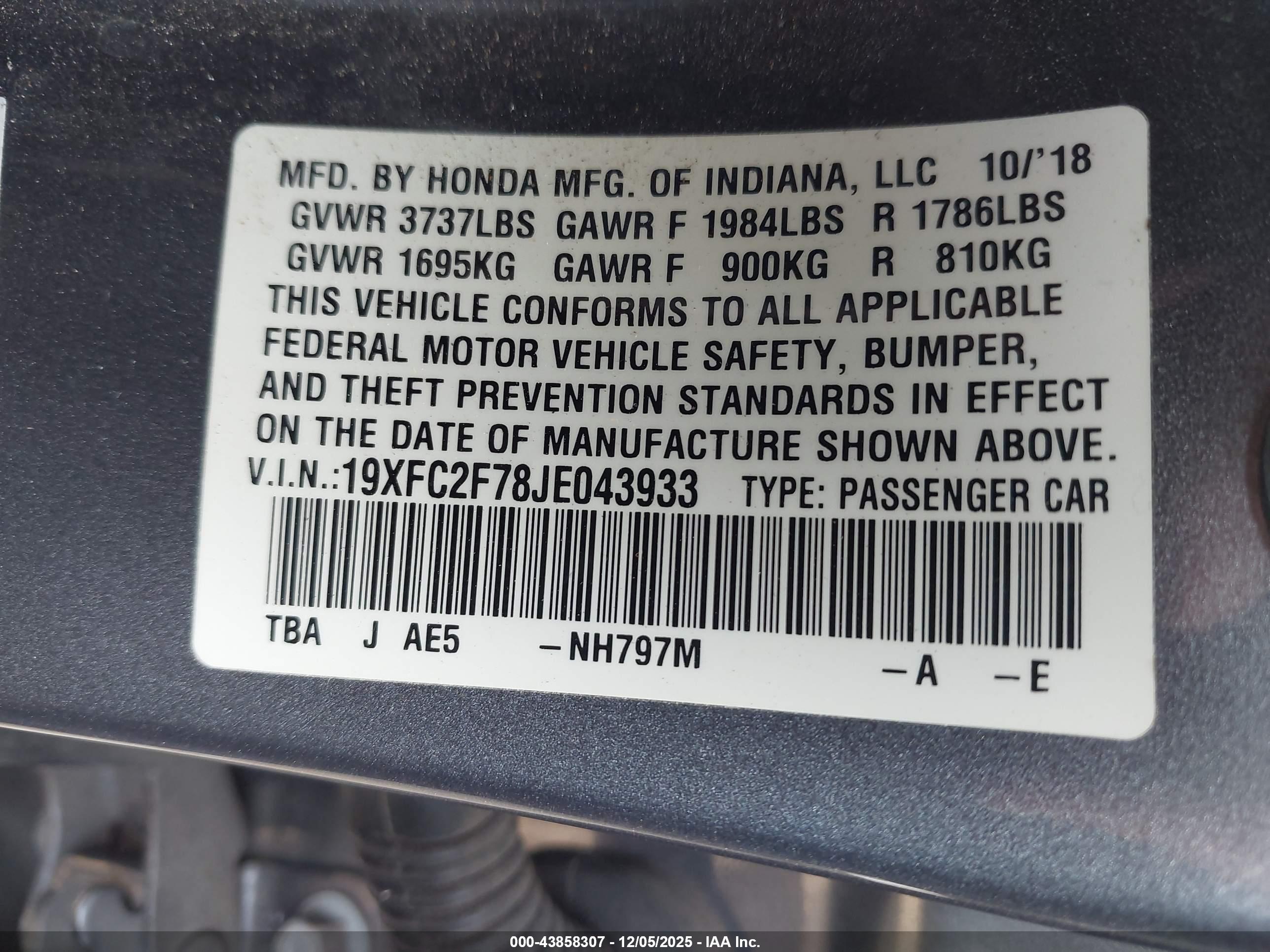 HONDA CIVIC image 9