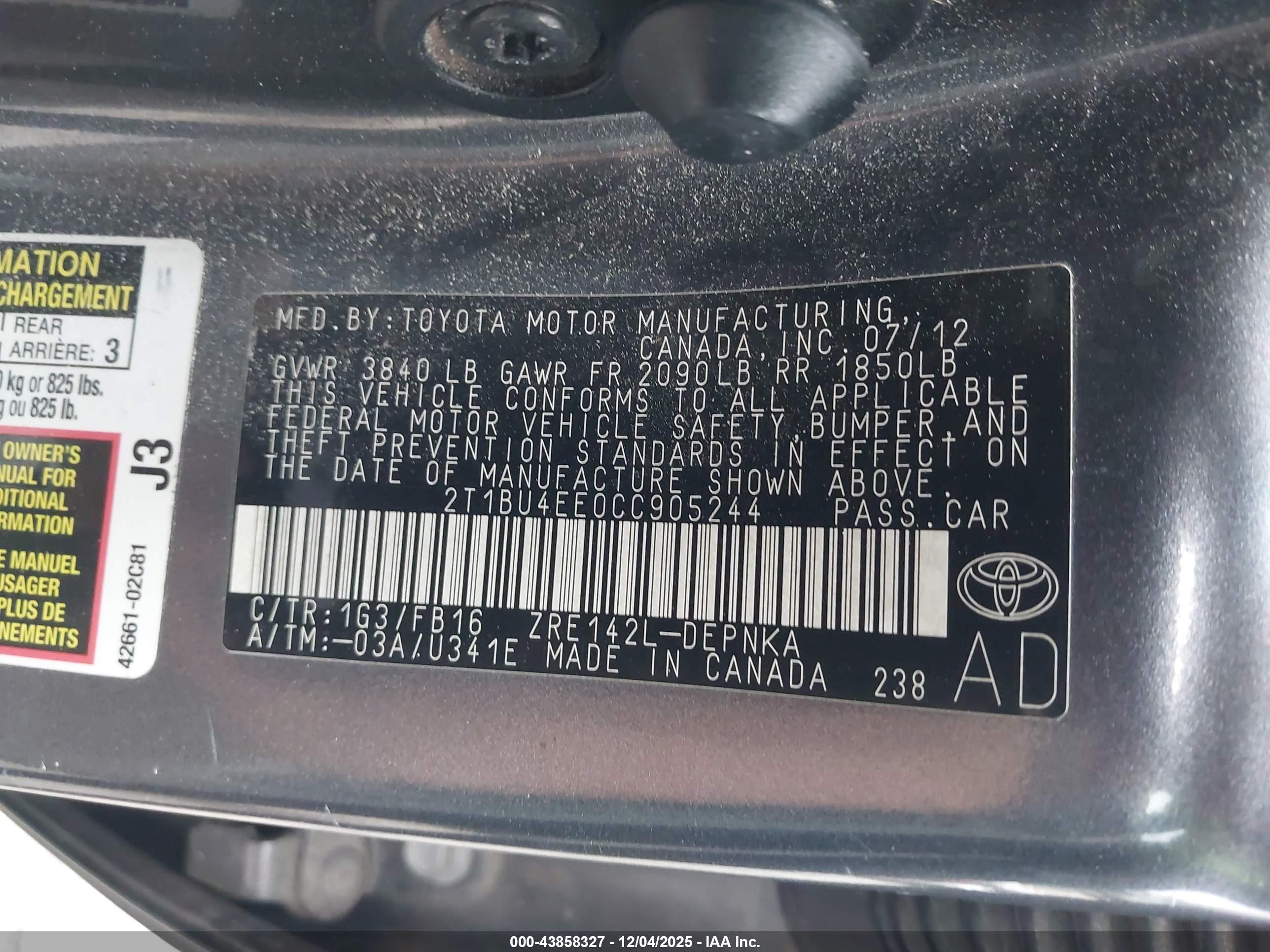 TOYOTA COROLLA image 9