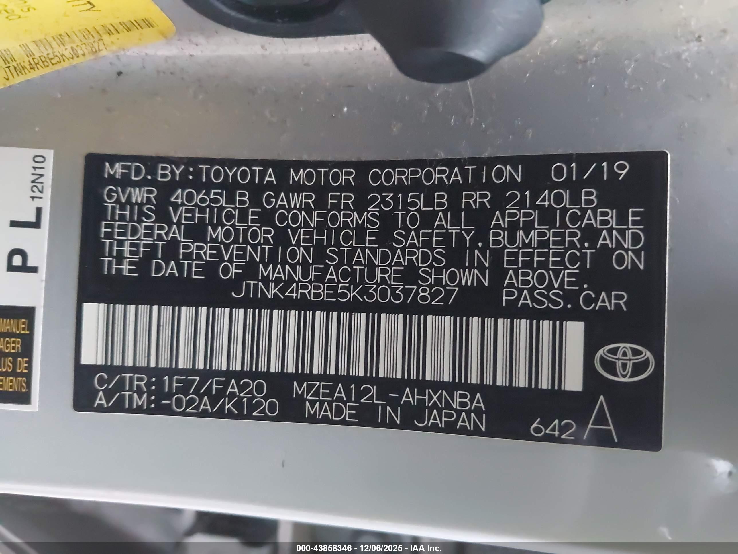 TOYOTA COROLLA image 9