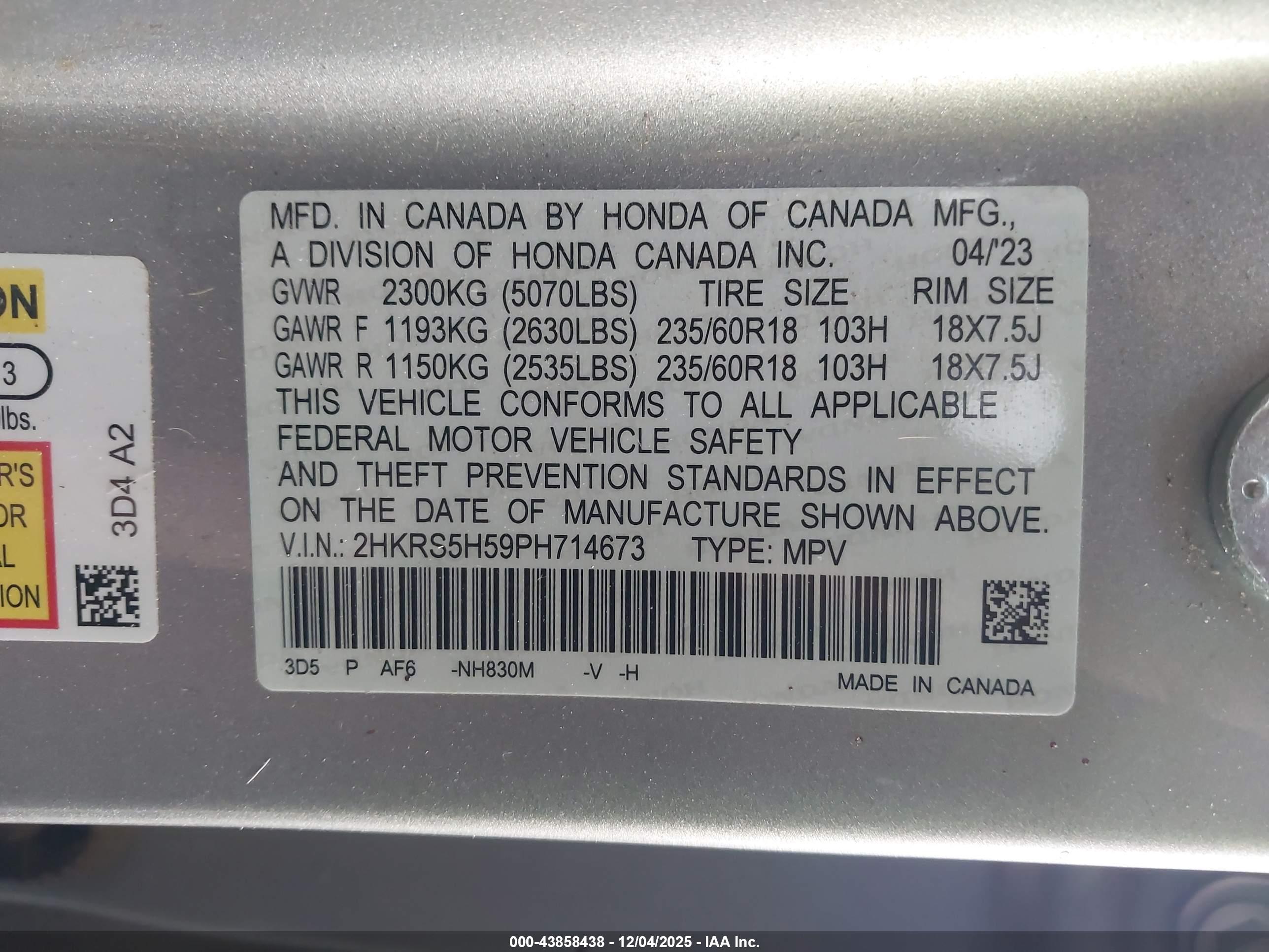 HONDA CR-V image 9