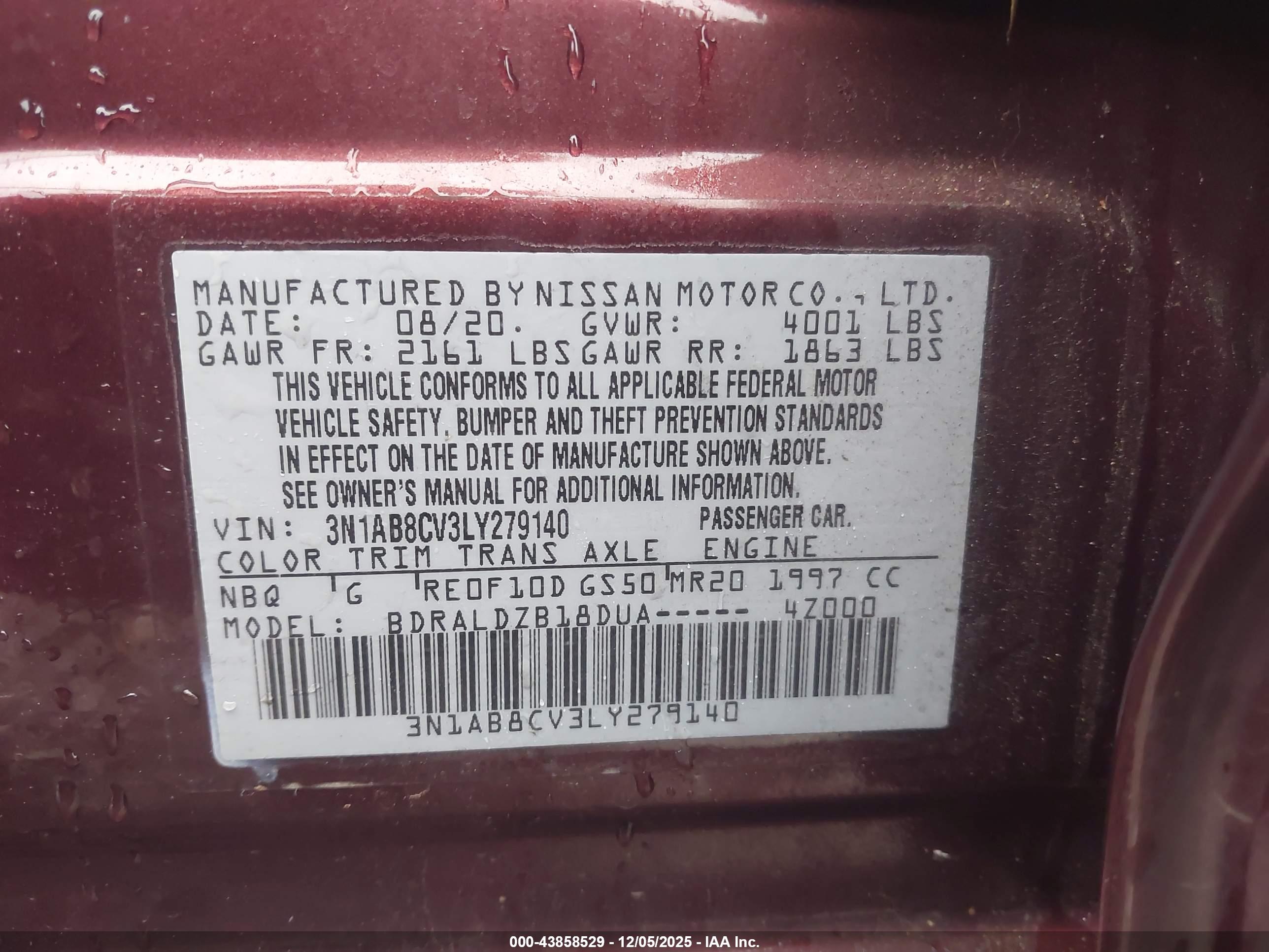 NISSAN SENTRA image 9
