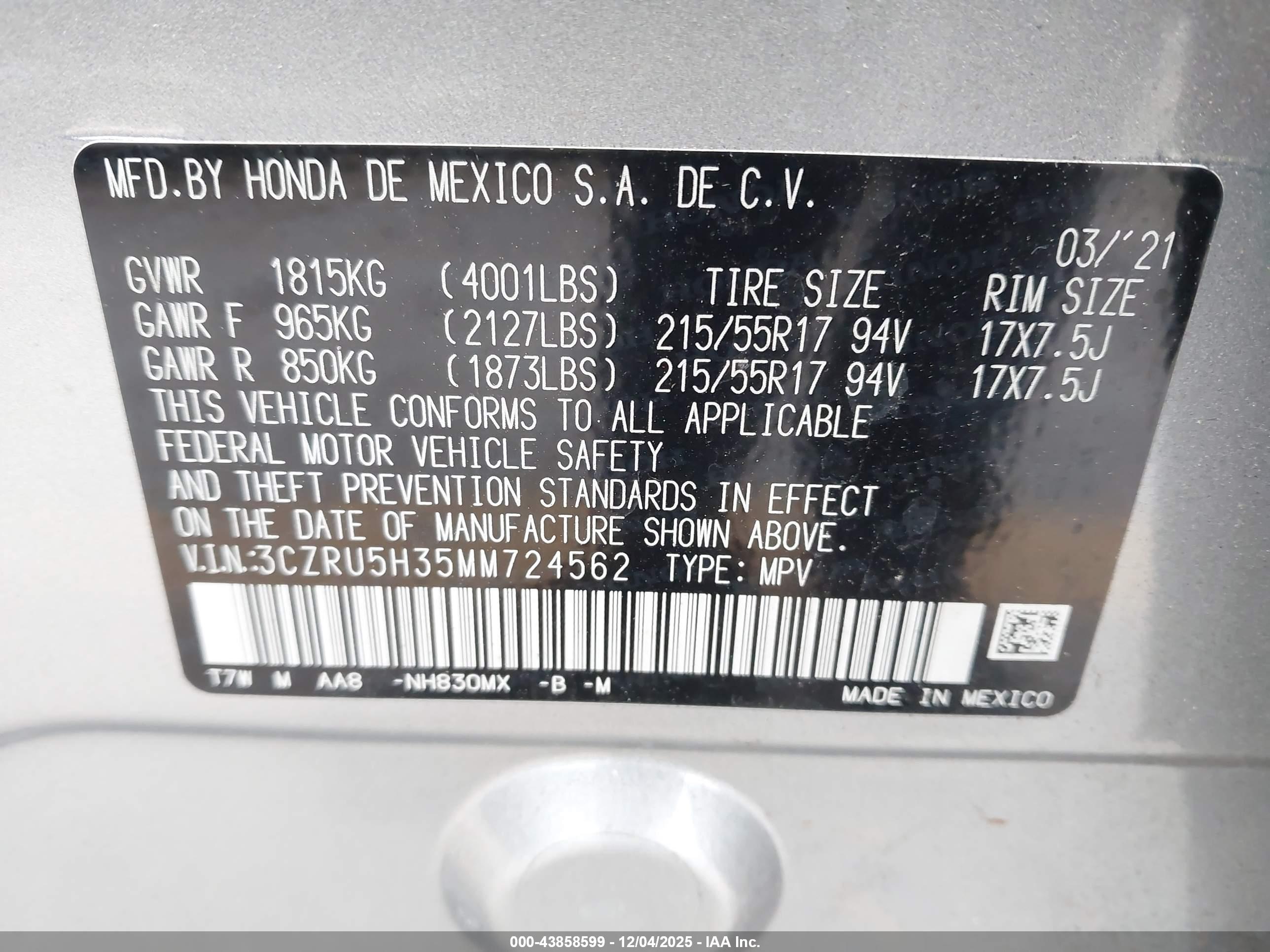 HONDA HR-V image 9