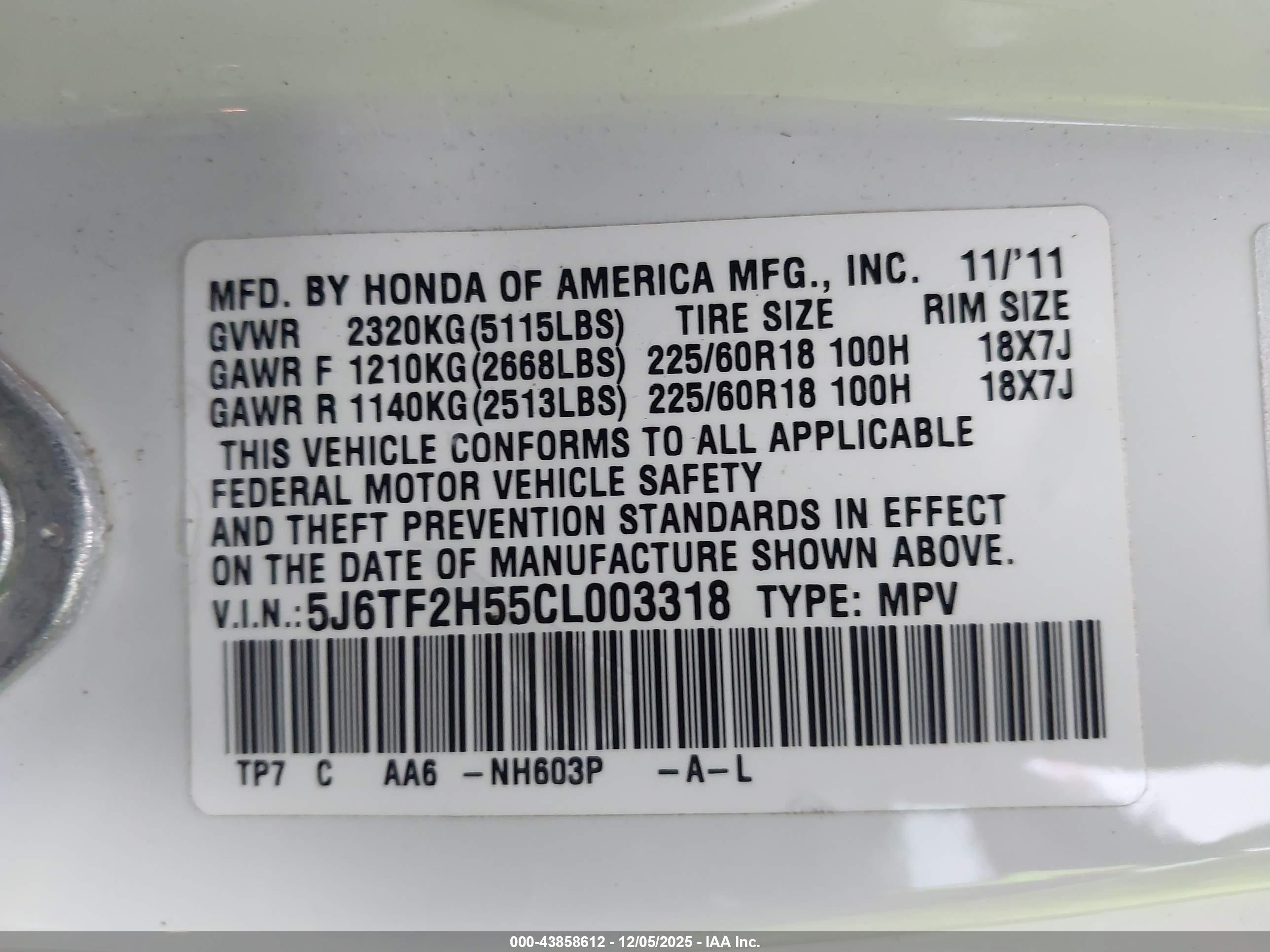 HONDA CROSSTOUR image 9