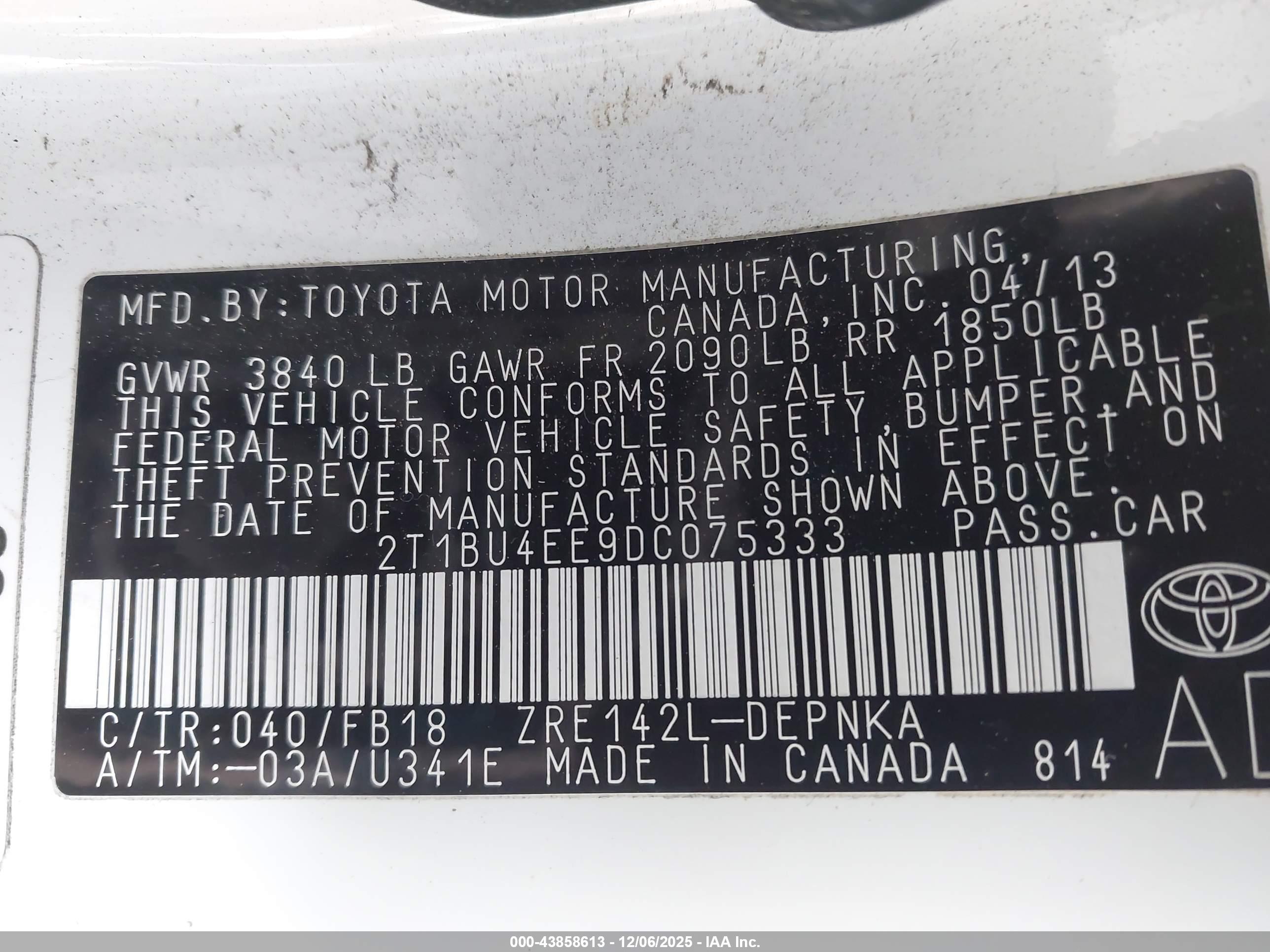 TOYOTA COROLLA image 9