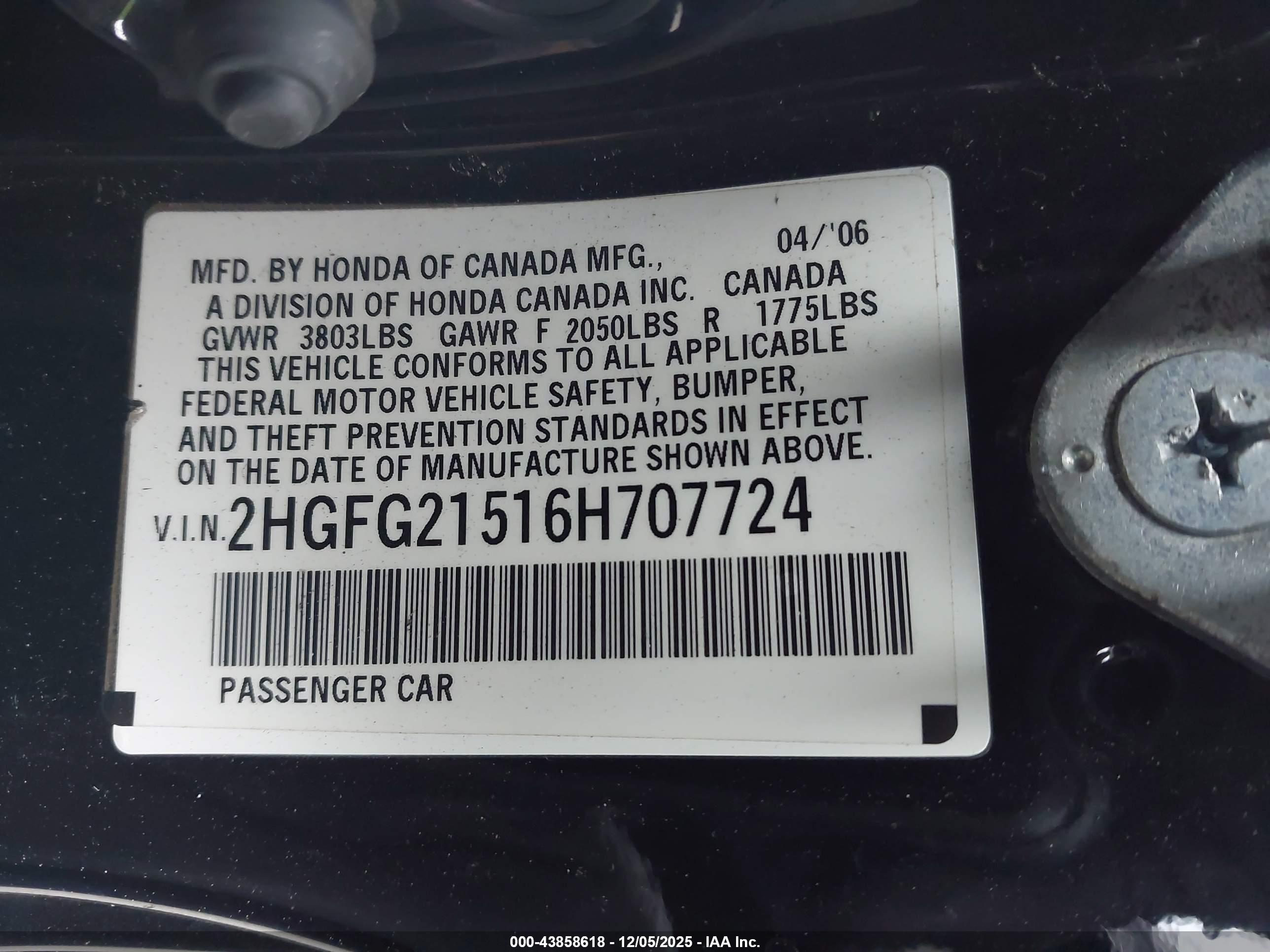 HONDA CIVIC image 9