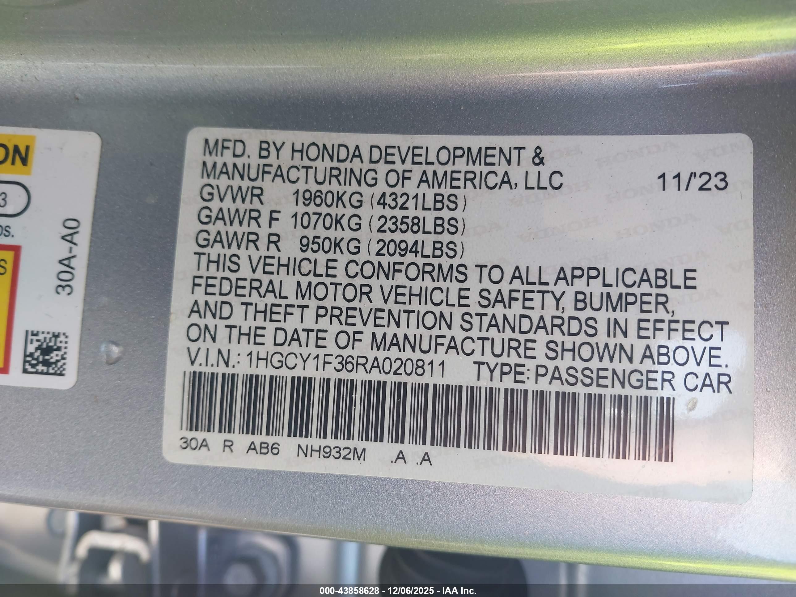 HONDA ACCORD image 9