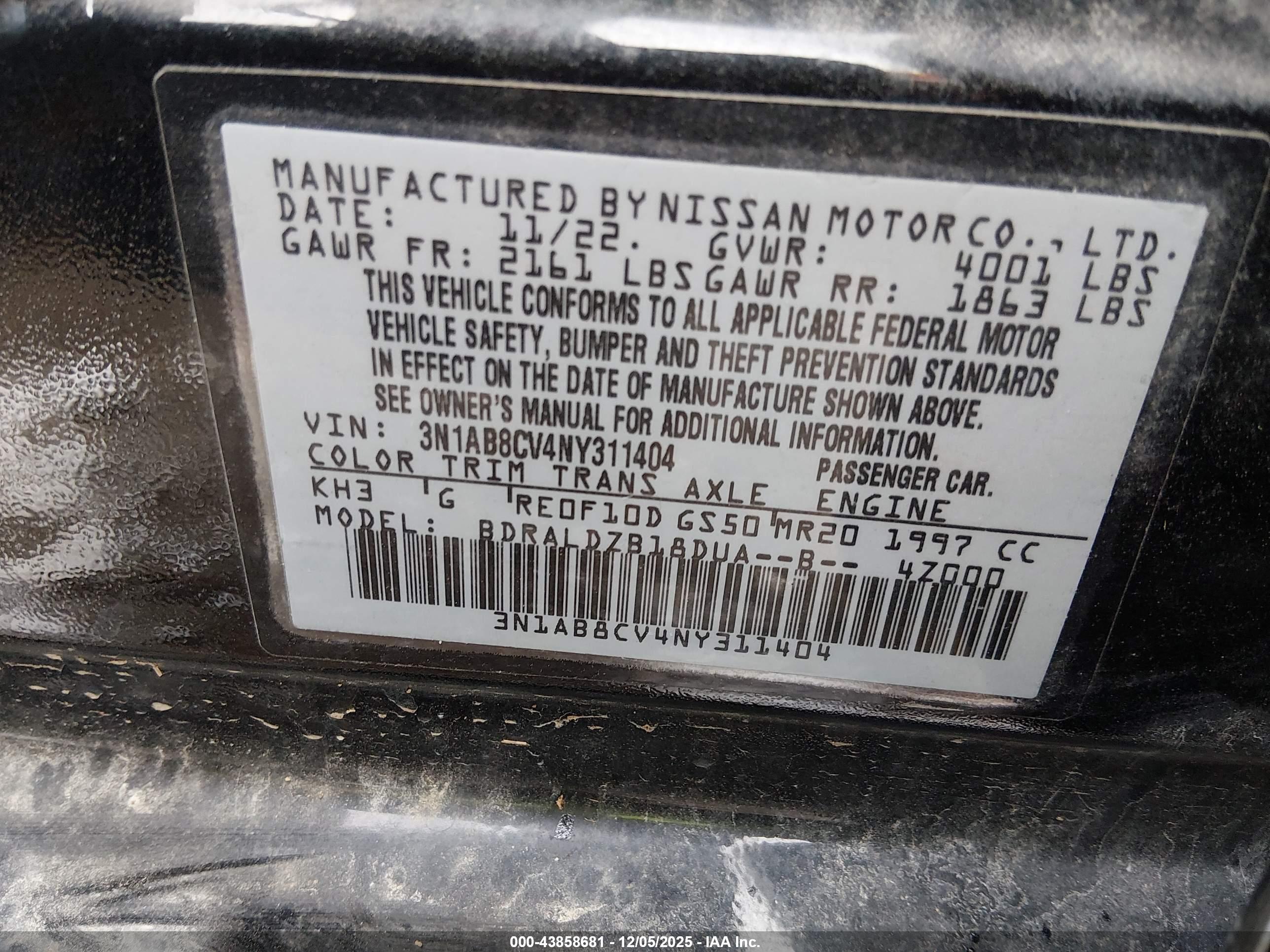 NISSAN SENTRA image 9