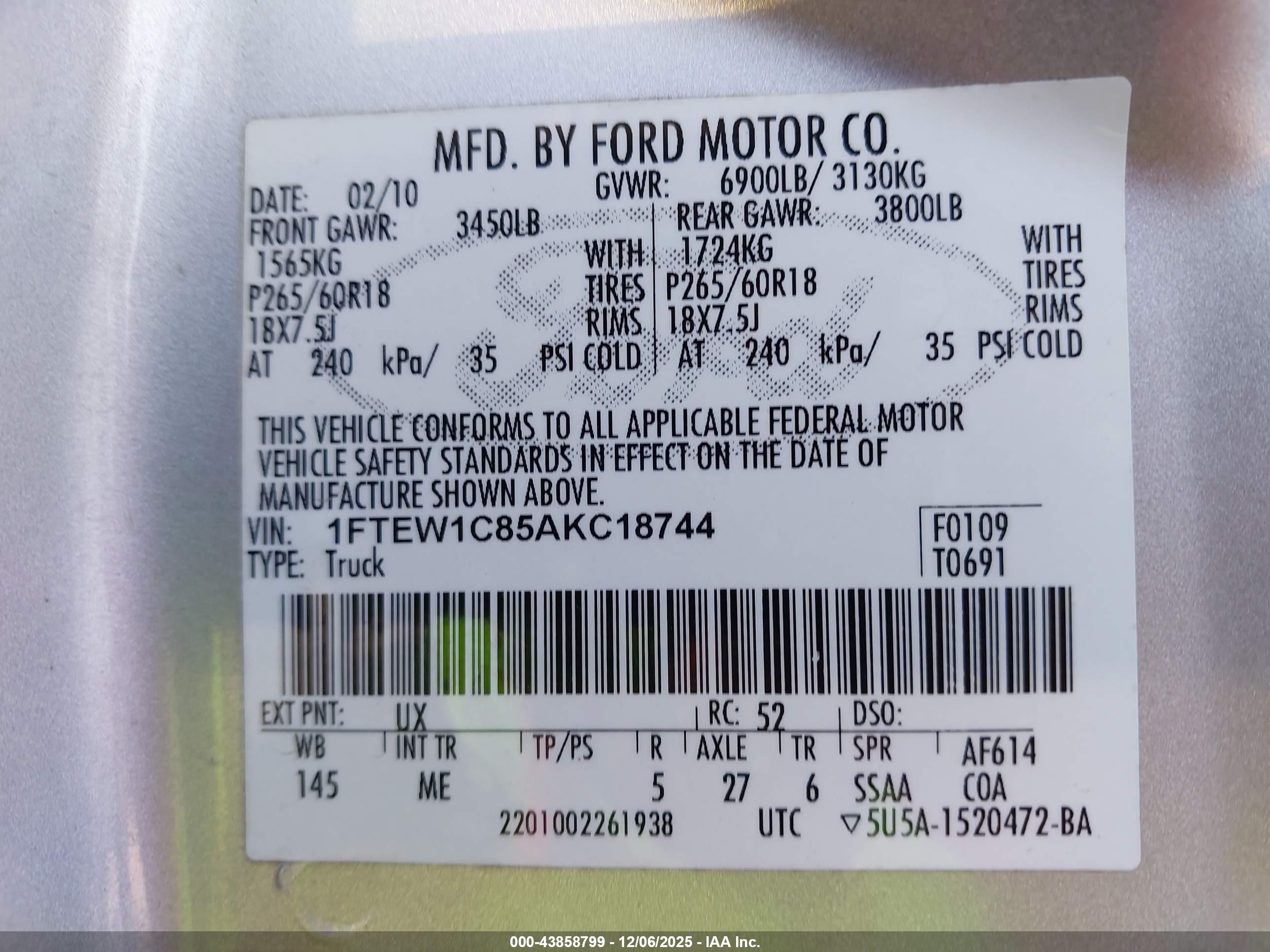 FORD F-150 image 9