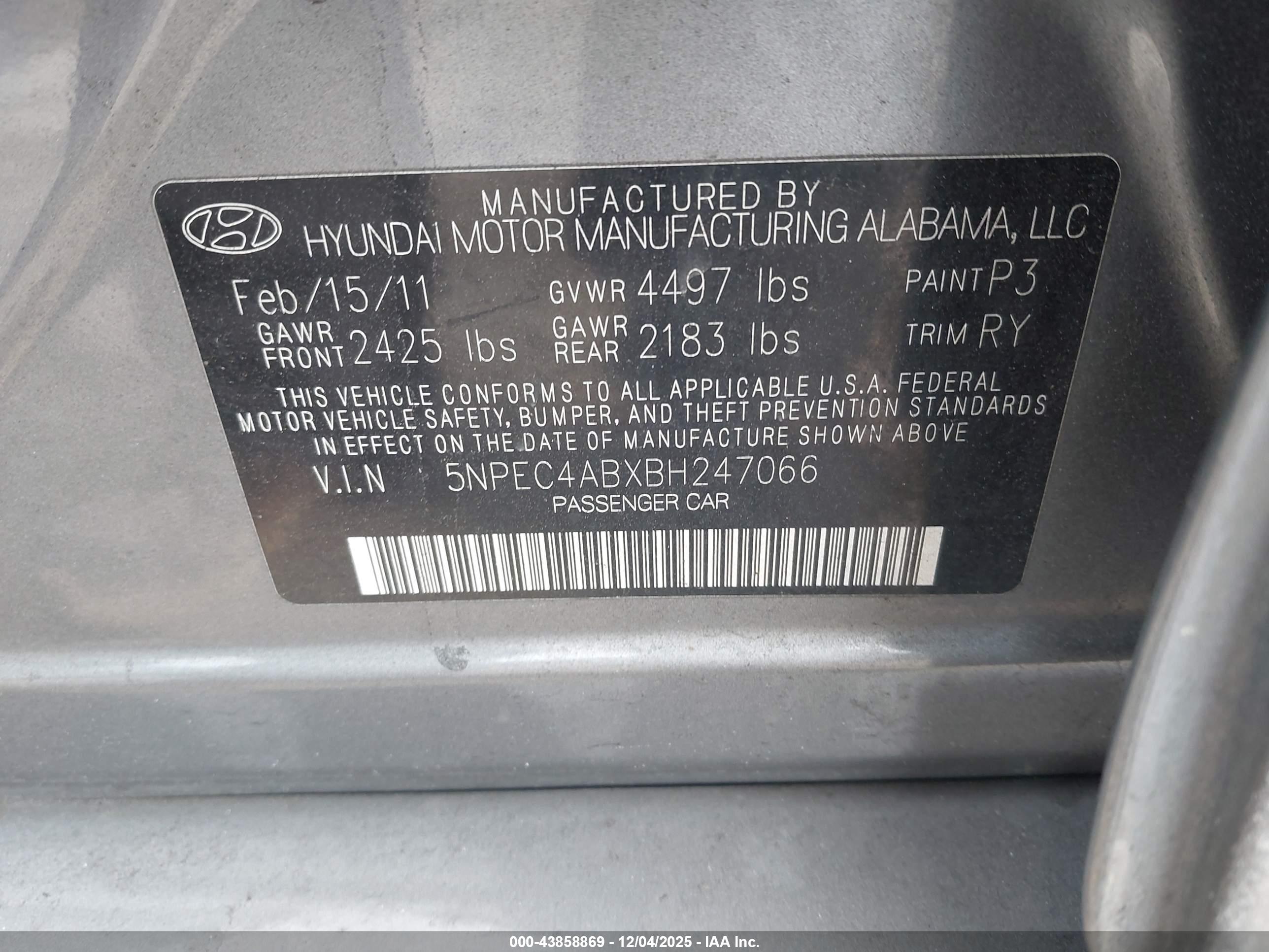 HYUNDAI SONATA image 9