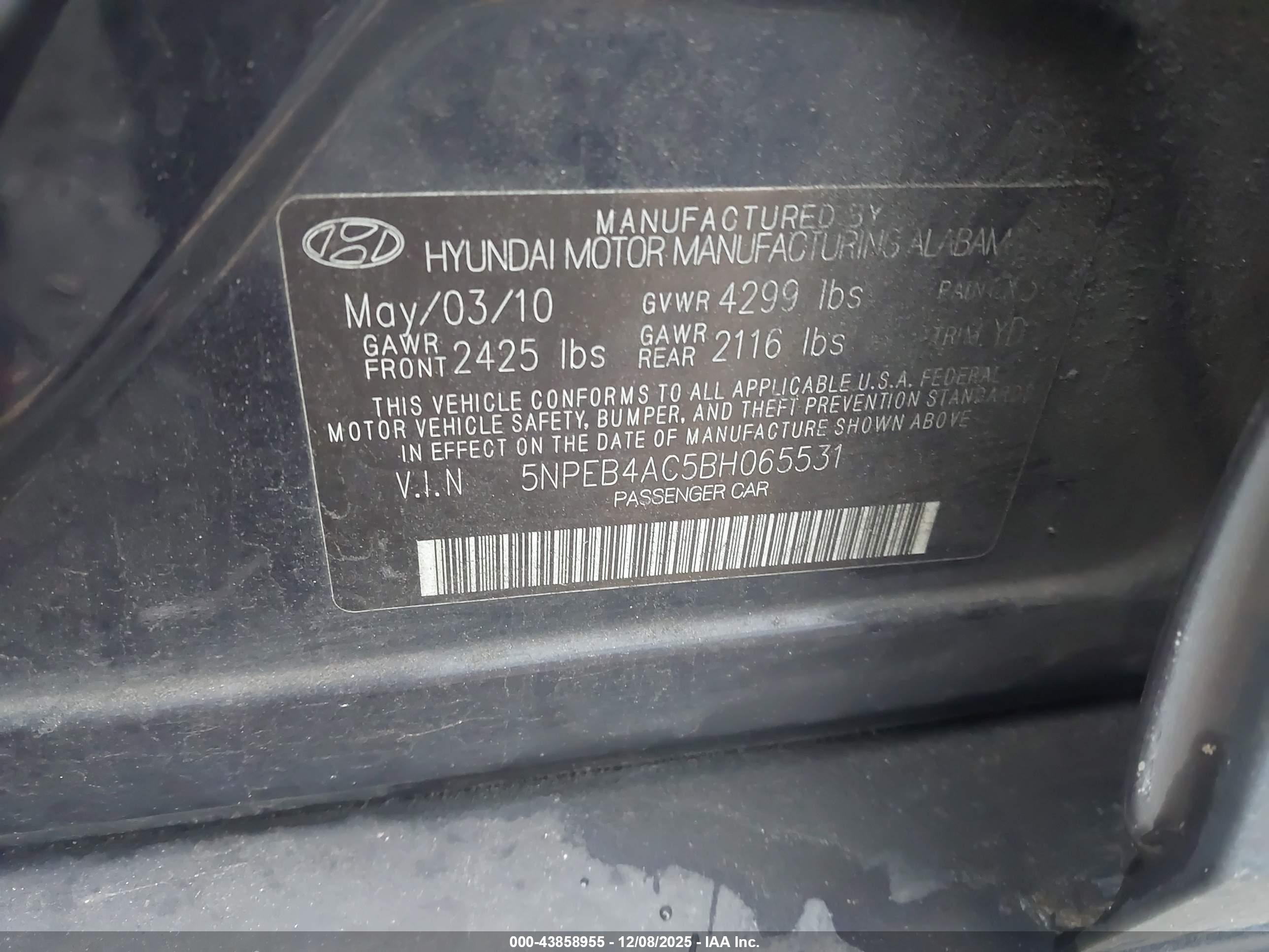 HYUNDAI SONATA image 9