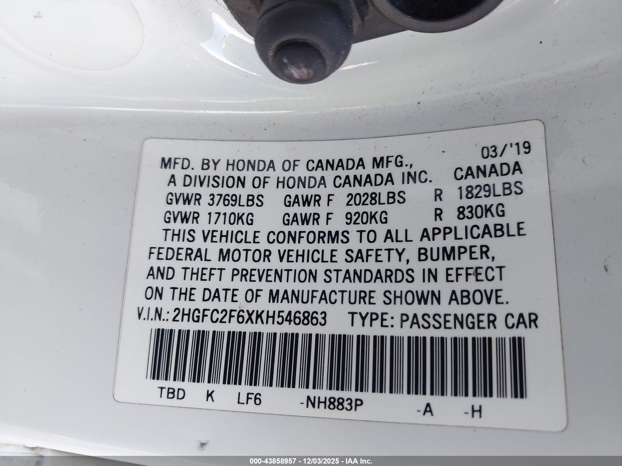 HONDA CIVIC image 9